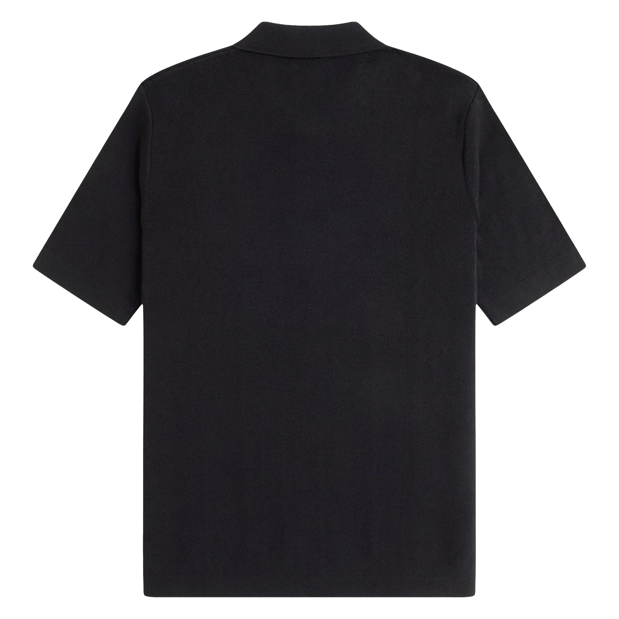 Fred Perry Button Through Short Sleeve Knitted Shirt
