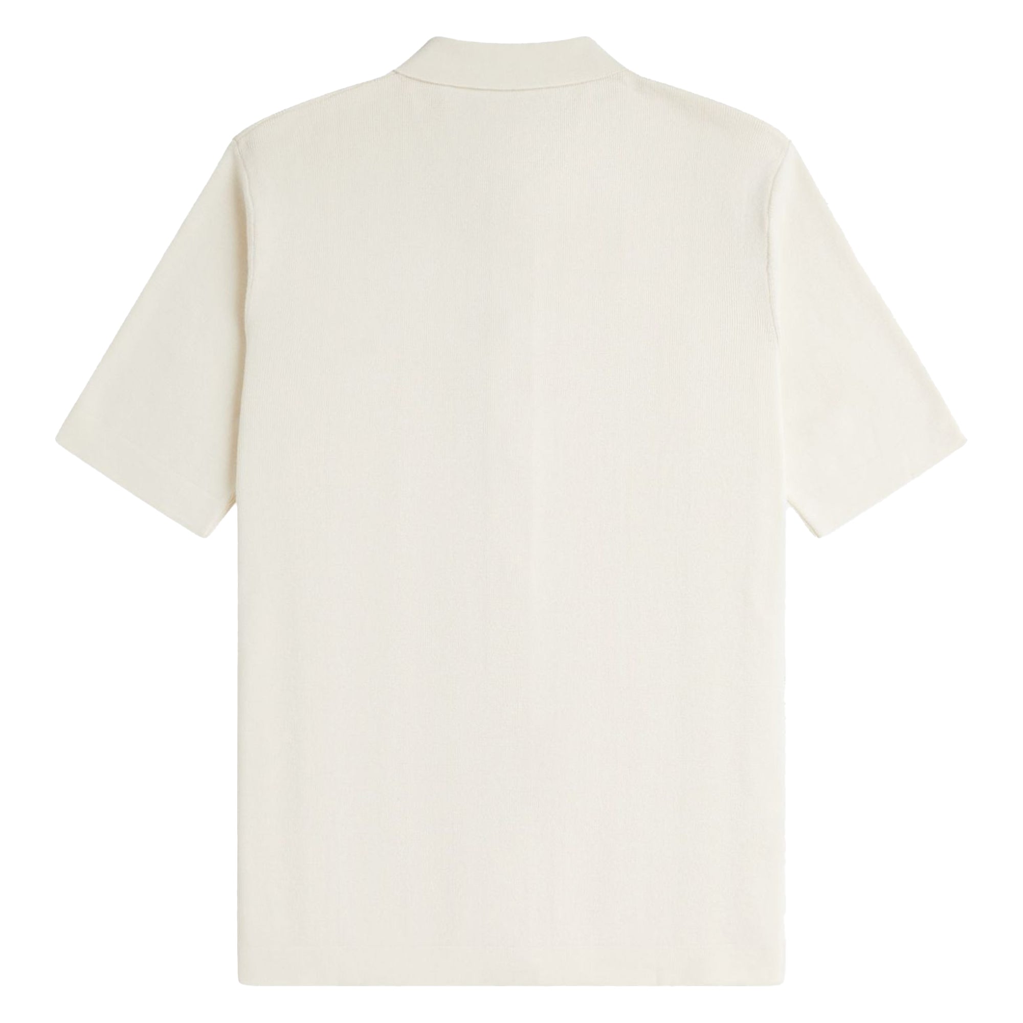 Fred Perry Button Through Short Sleeve Knitted Shirt