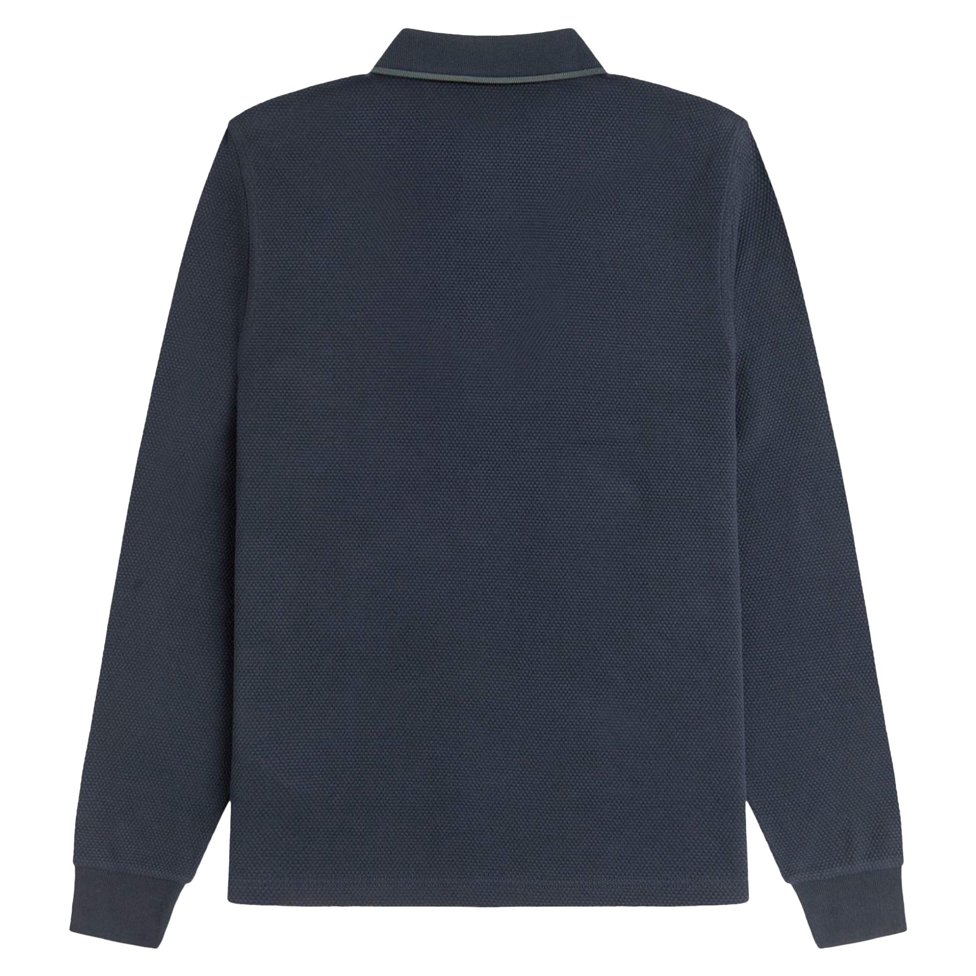 Fred Perry Textured Long Sleeve Polo