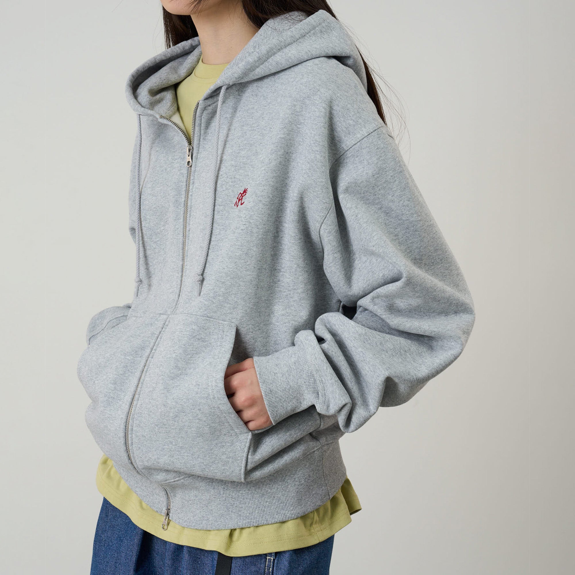 Gramicci One Point Zip Hooded Sweatshirt