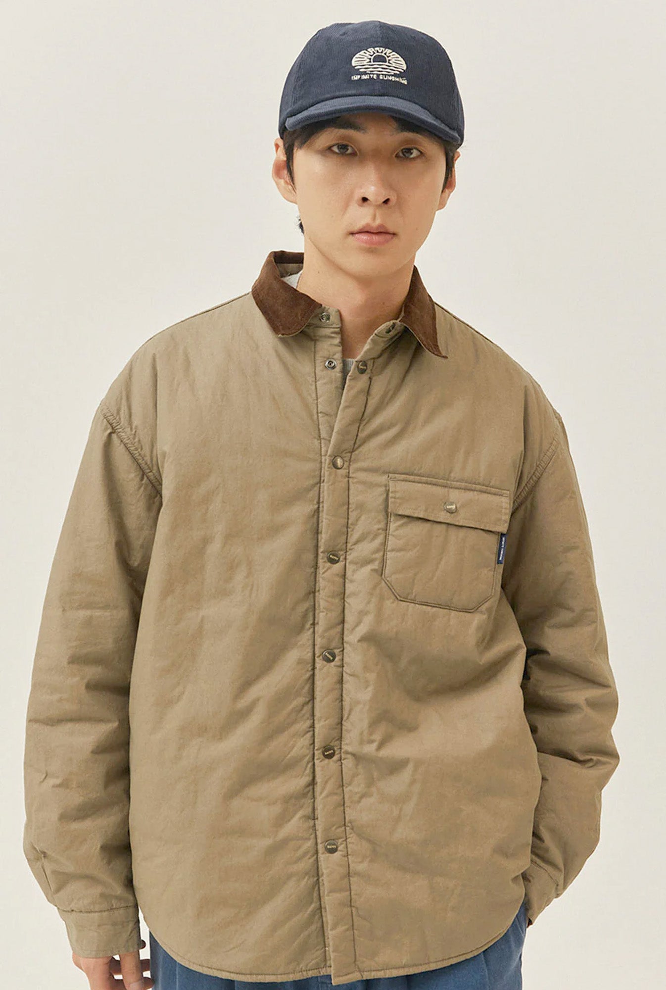Kappy Design Padding Shirt Jacket