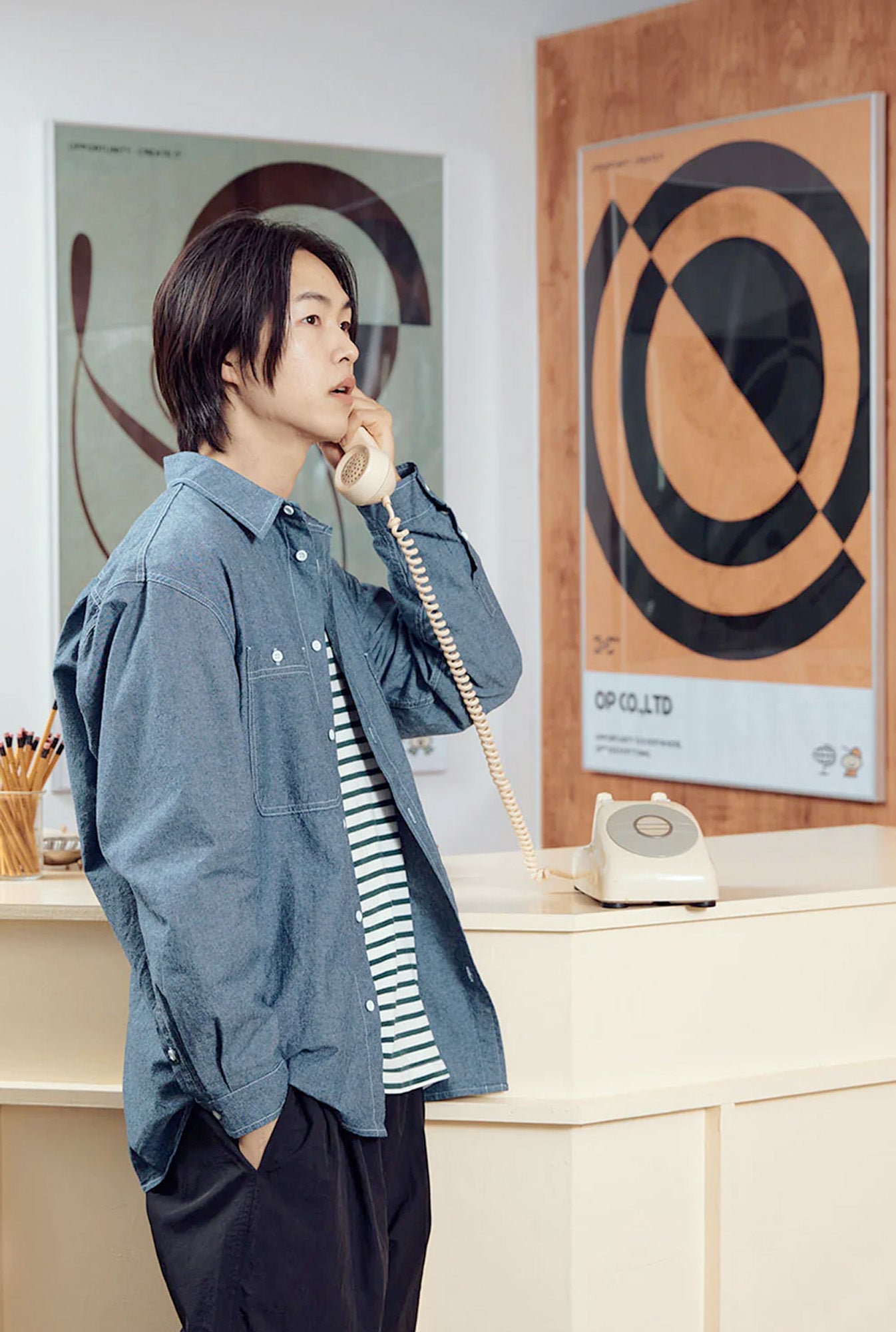 Kappy Design 2 Pocket Denim Shirt