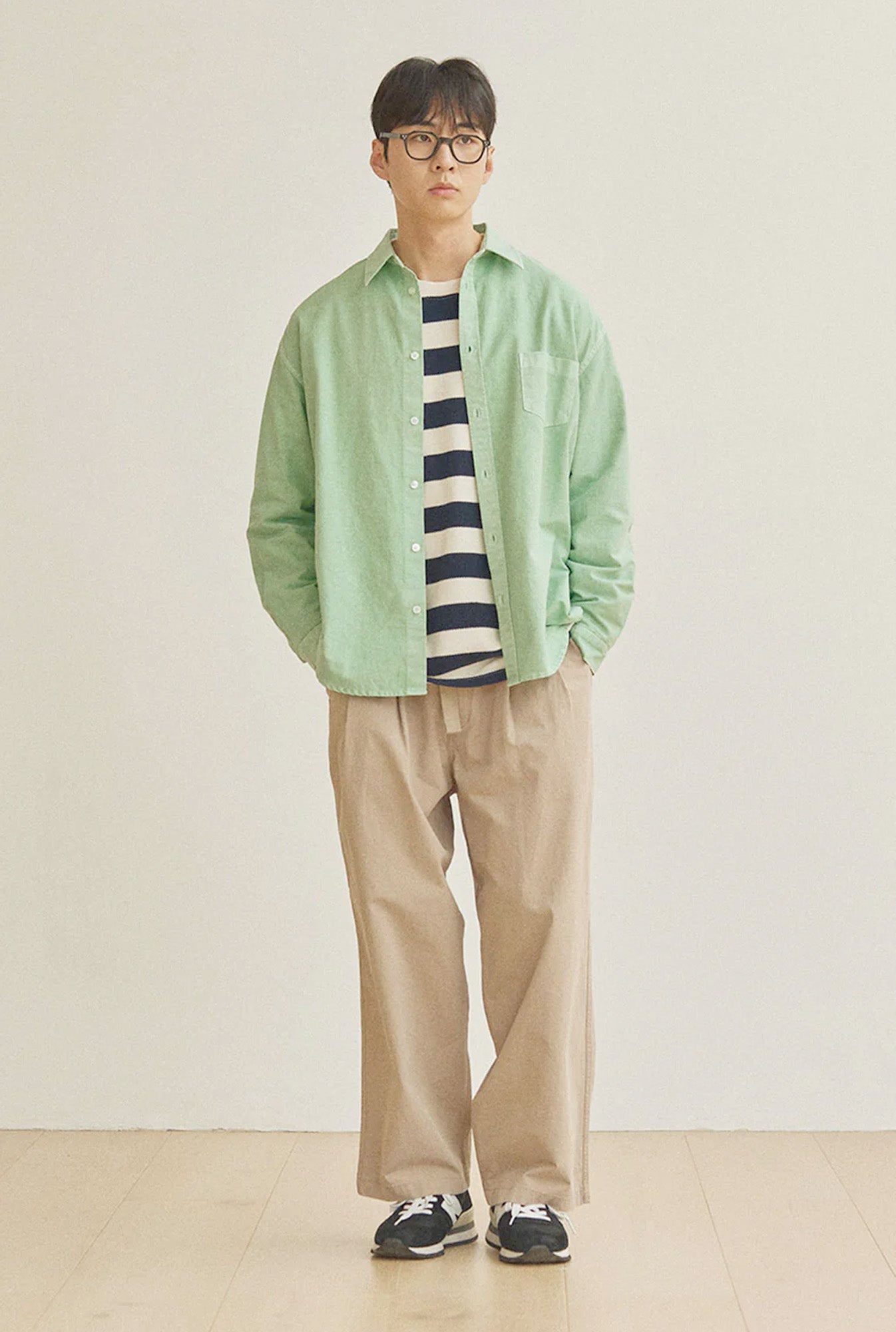 Kappy Design Two Tuck Wide Pants