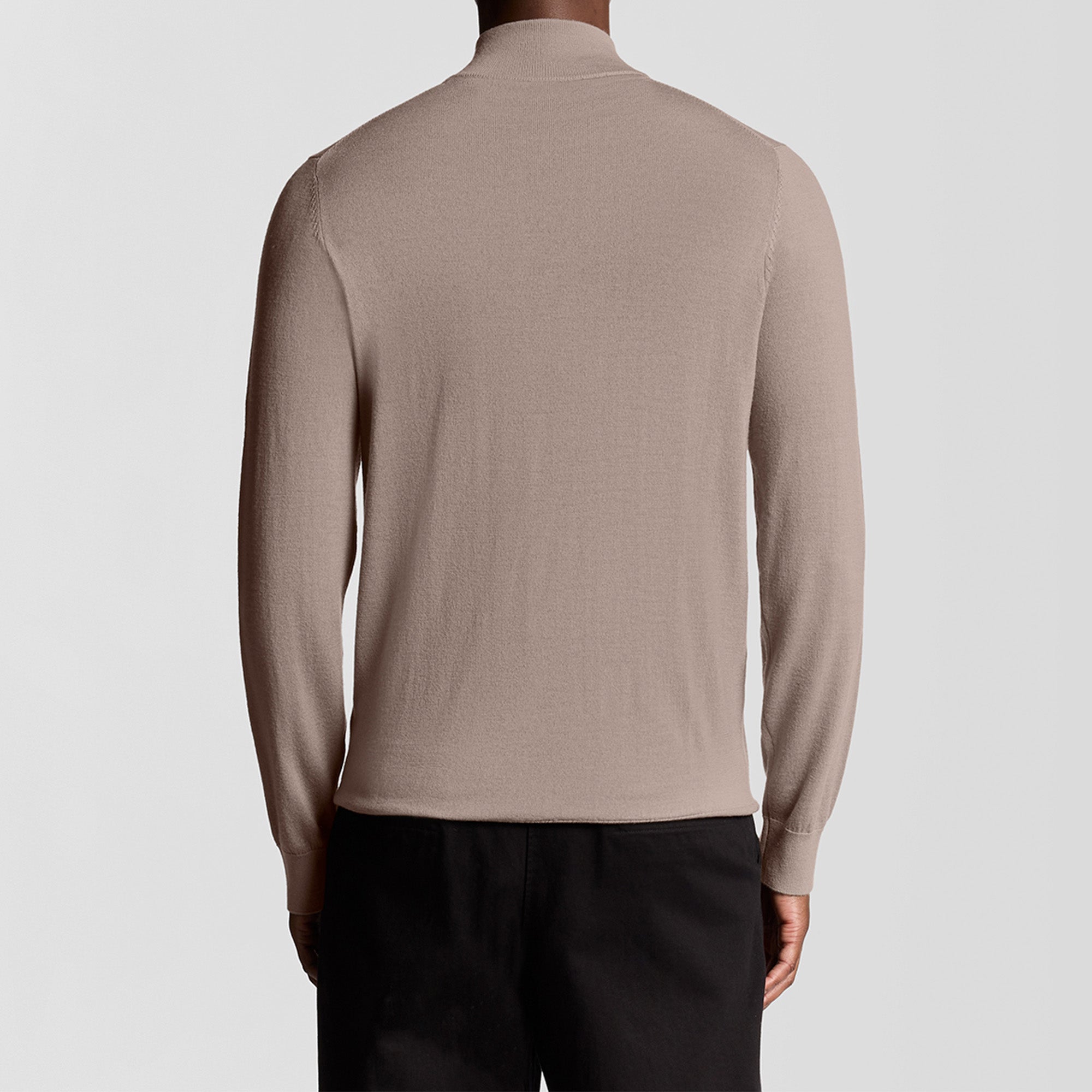 Lyle & Scott Tonal Merino Quarter Zip Jumper