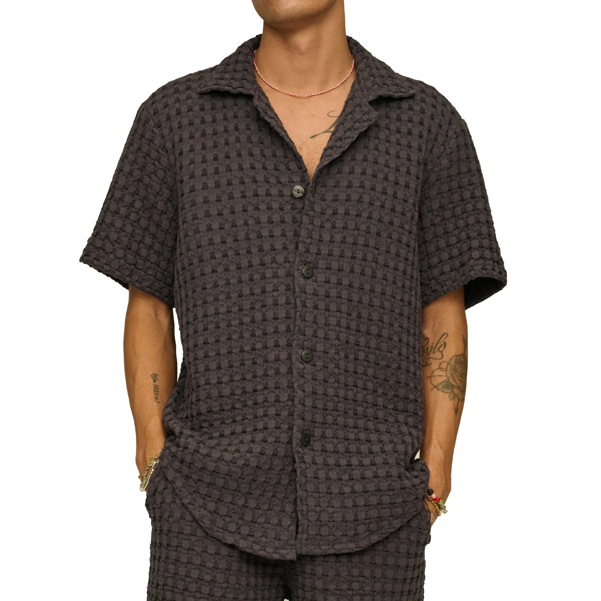 OAS Cuba Waffle Shirt