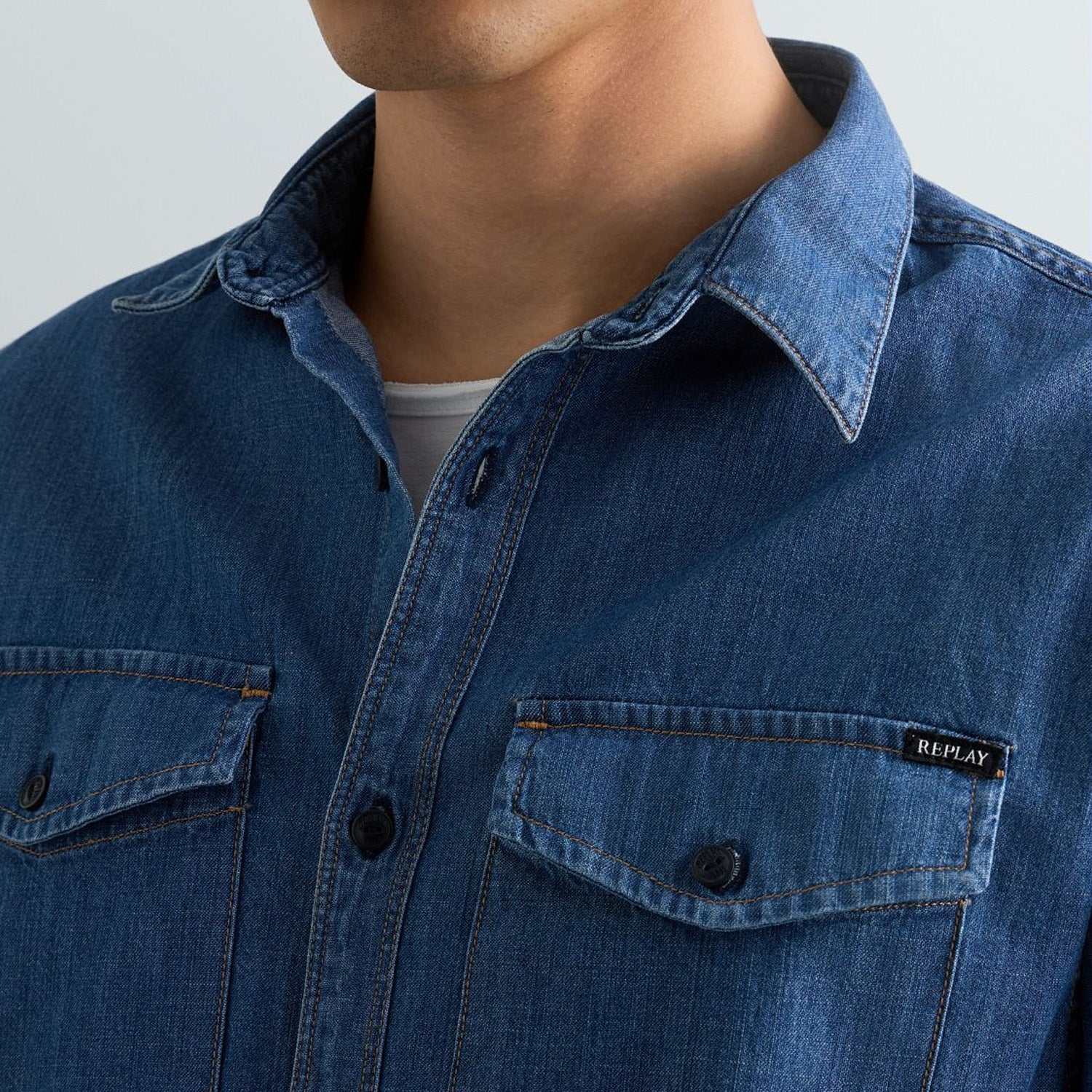 Replay Classic Denim Shirt