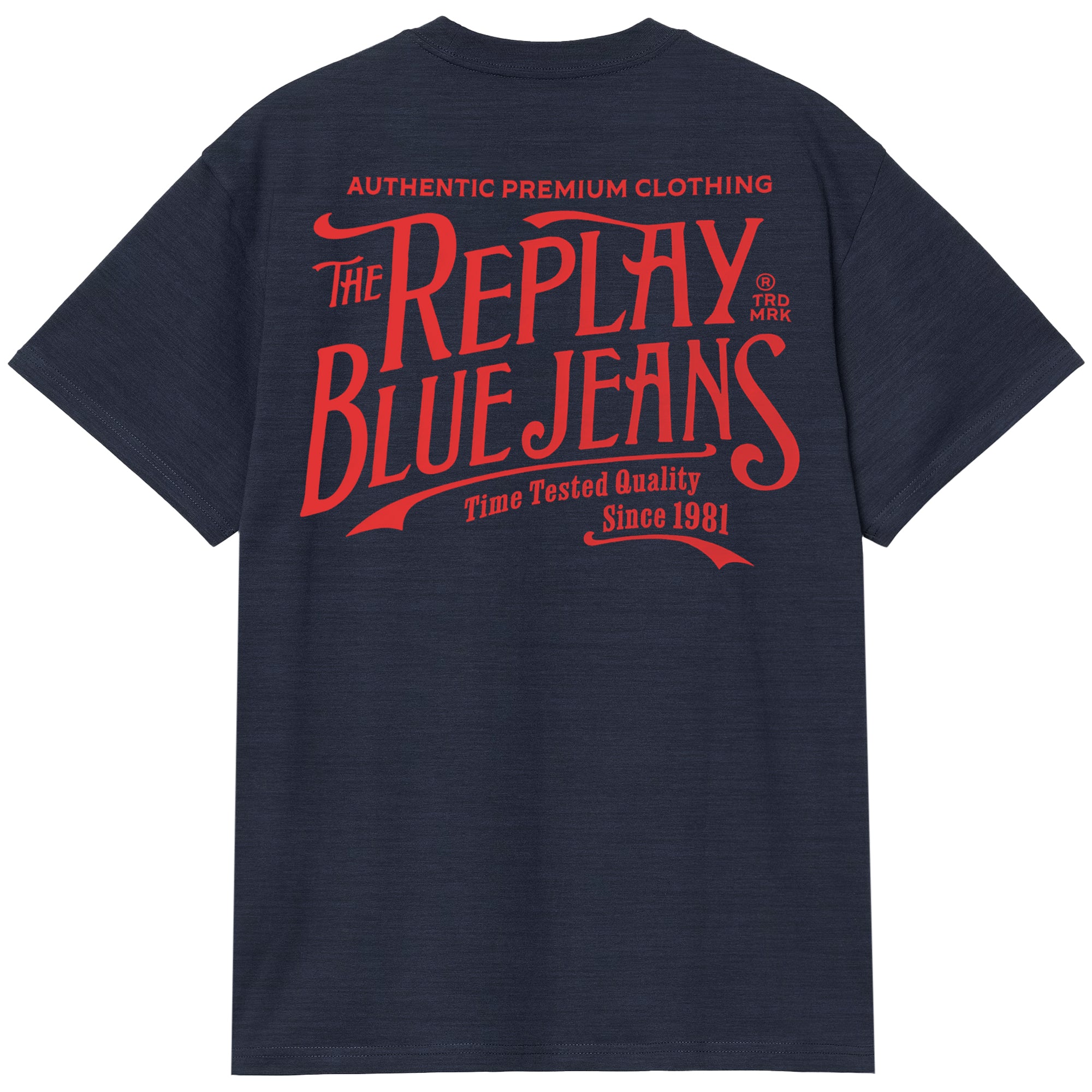 Replay Royal Eagle Back Print T-Shirt