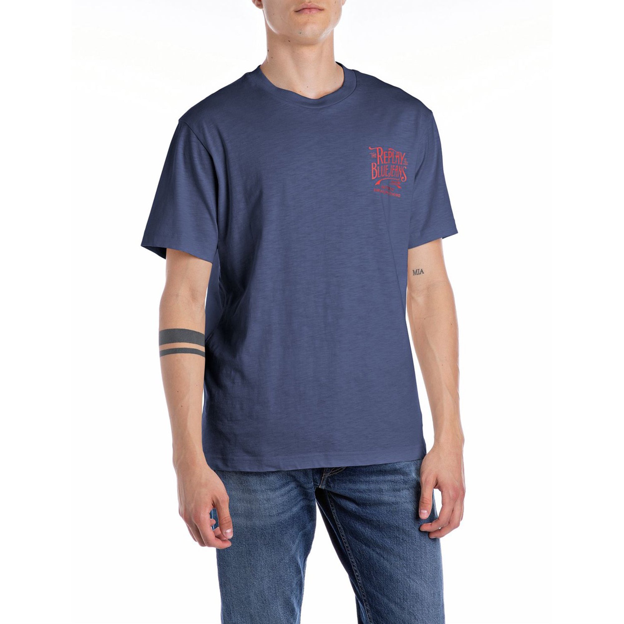 Replay Royal Eagle Back Print T-Shirt