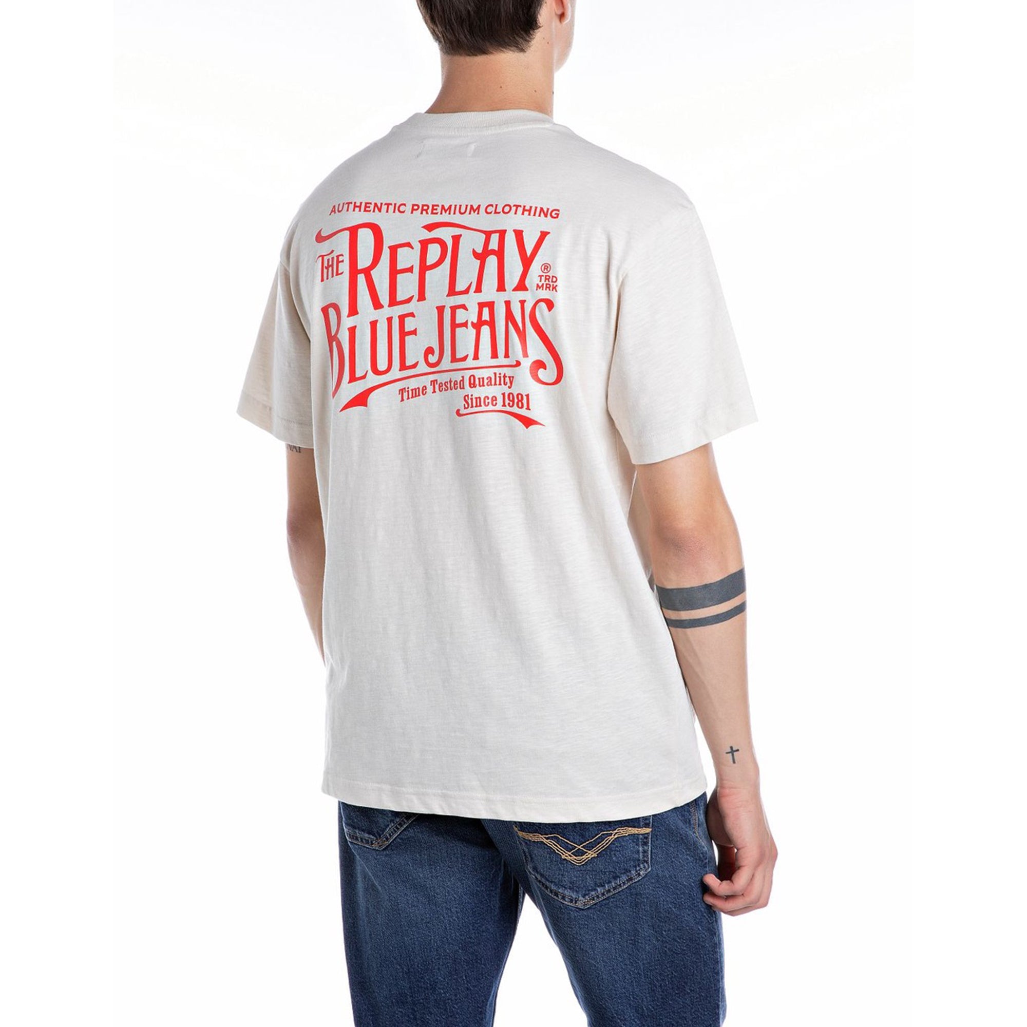 Replay Royal Eagle Back Print T-Shirt