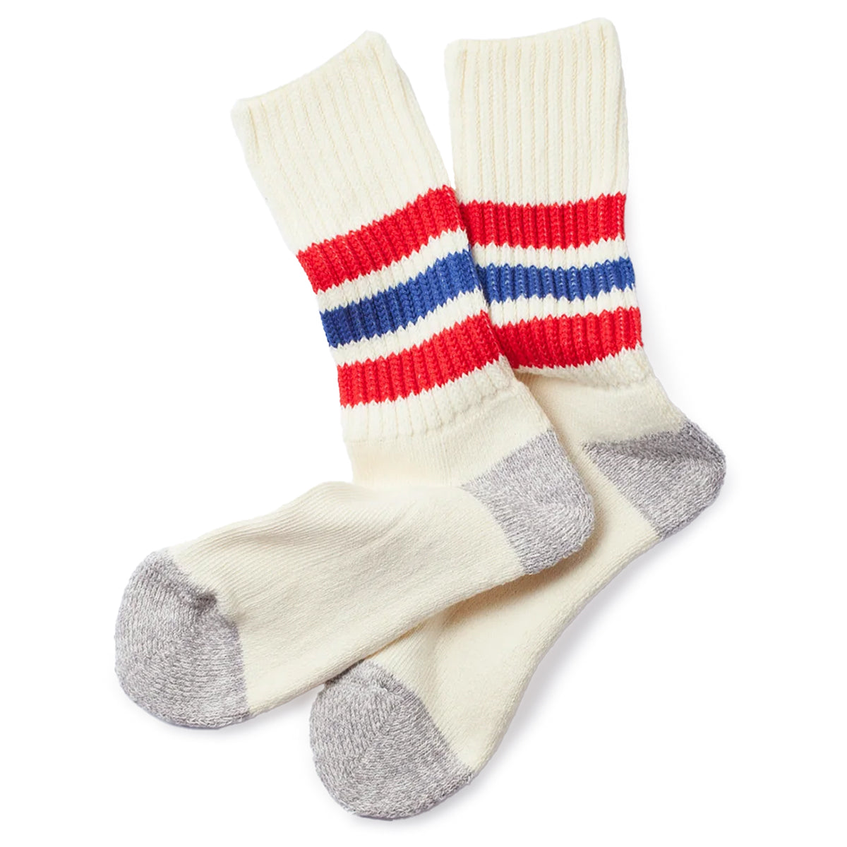 ROTOTO Coarse Ribbed Old School Crew Socks