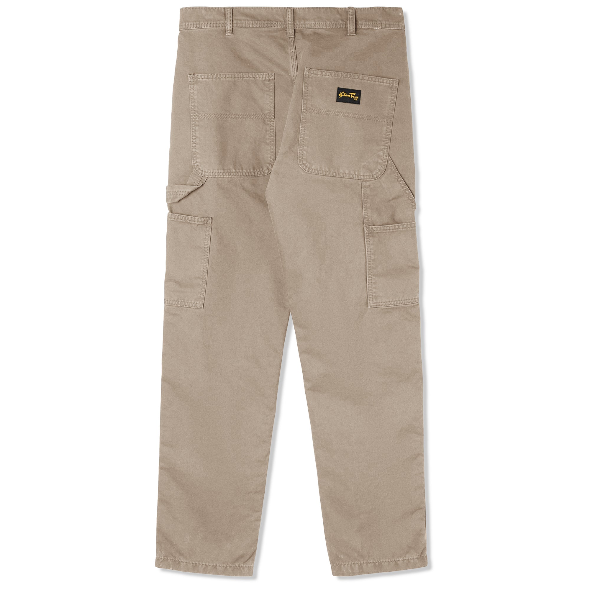 Rear view of Stan Ray 80s Painter Pant for Men in Dusk Twill