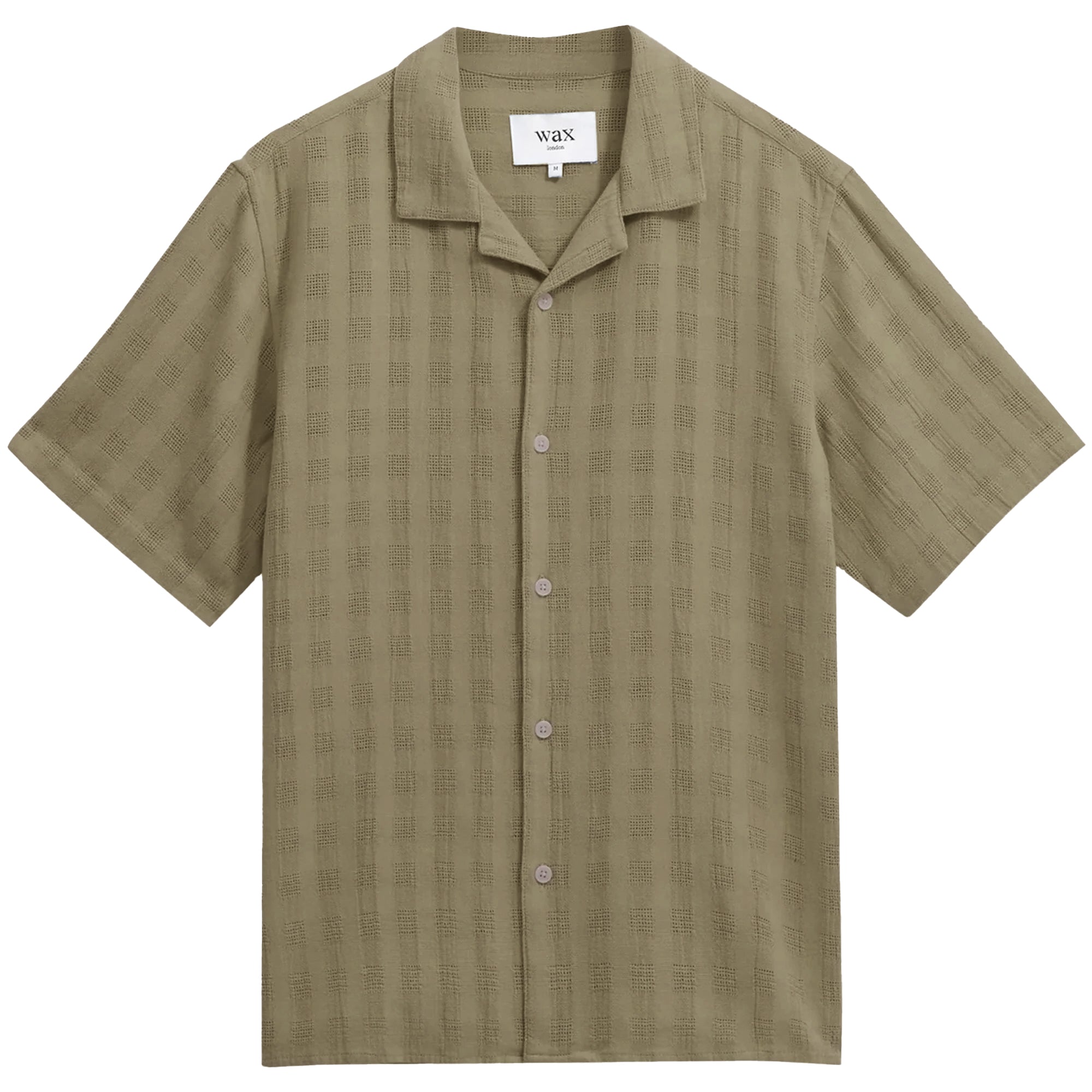 Wax London Didcot Open Weave Shirt