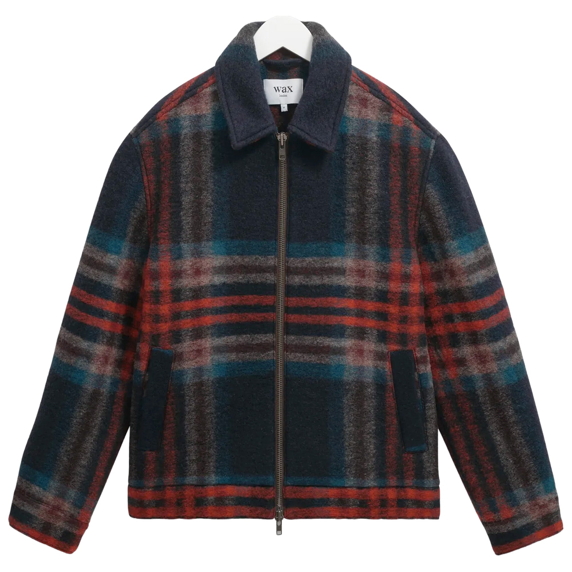Wax London Heath Jacket Wool Check