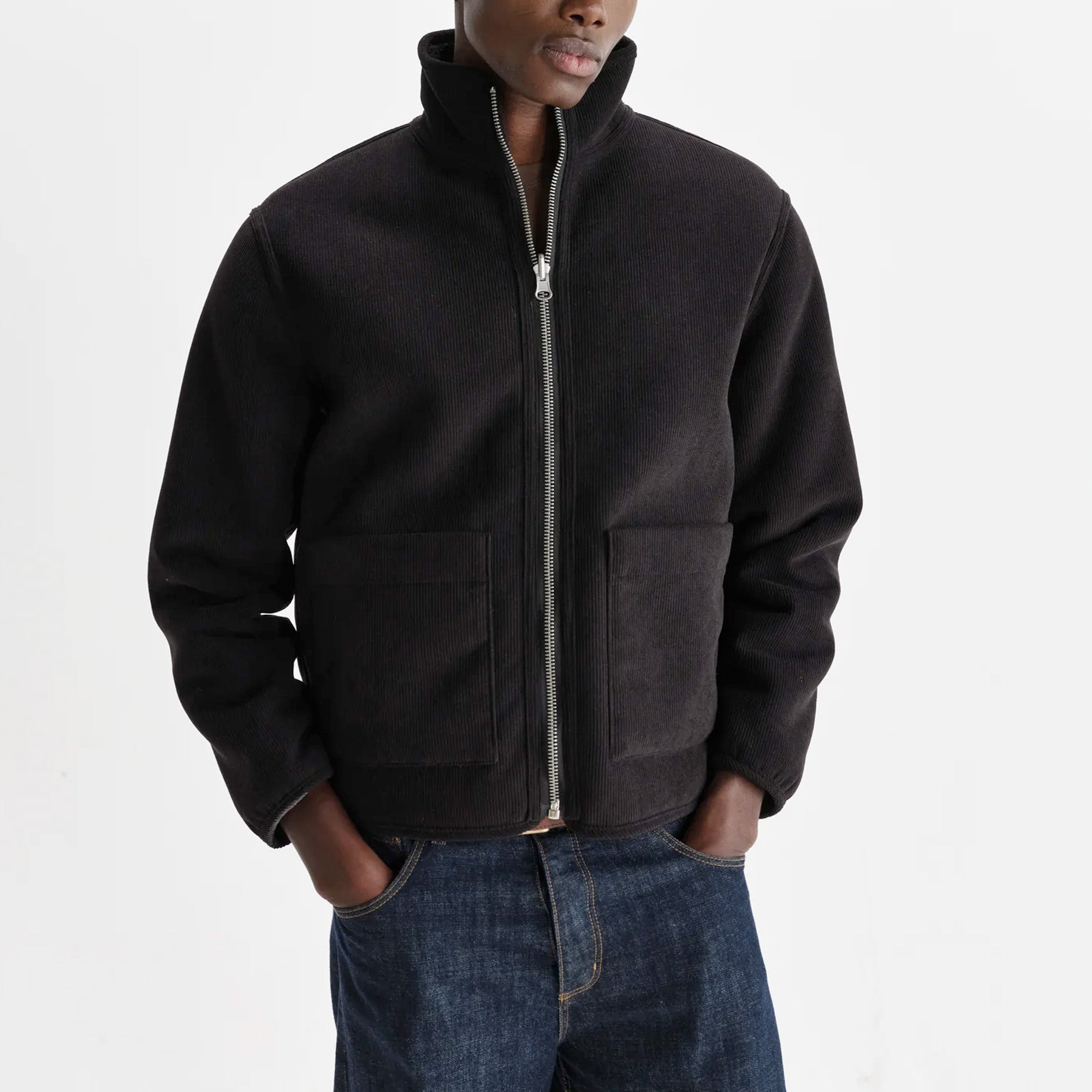 Wax London Killick Reversible Corduroy Borg Jacket
