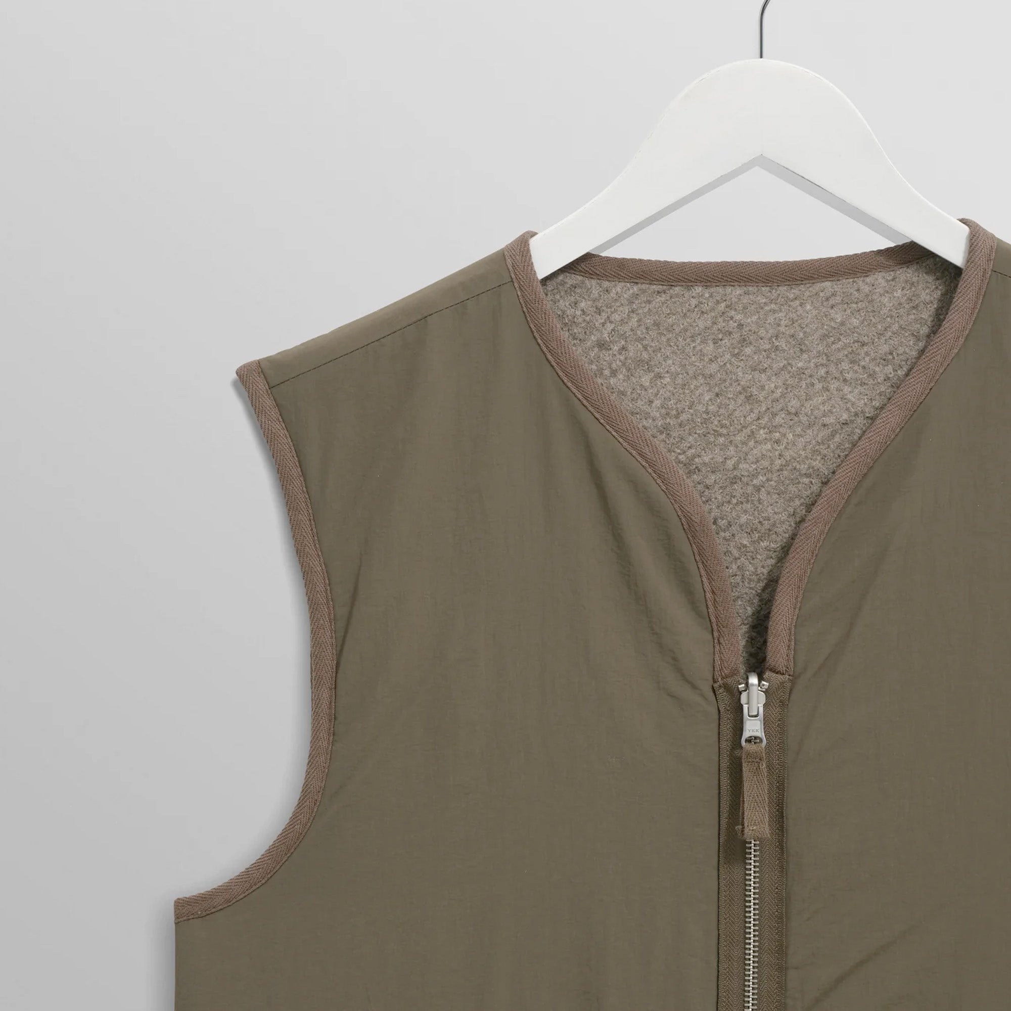 Wax London Paragon Reversible Nylon/Wool Gilet