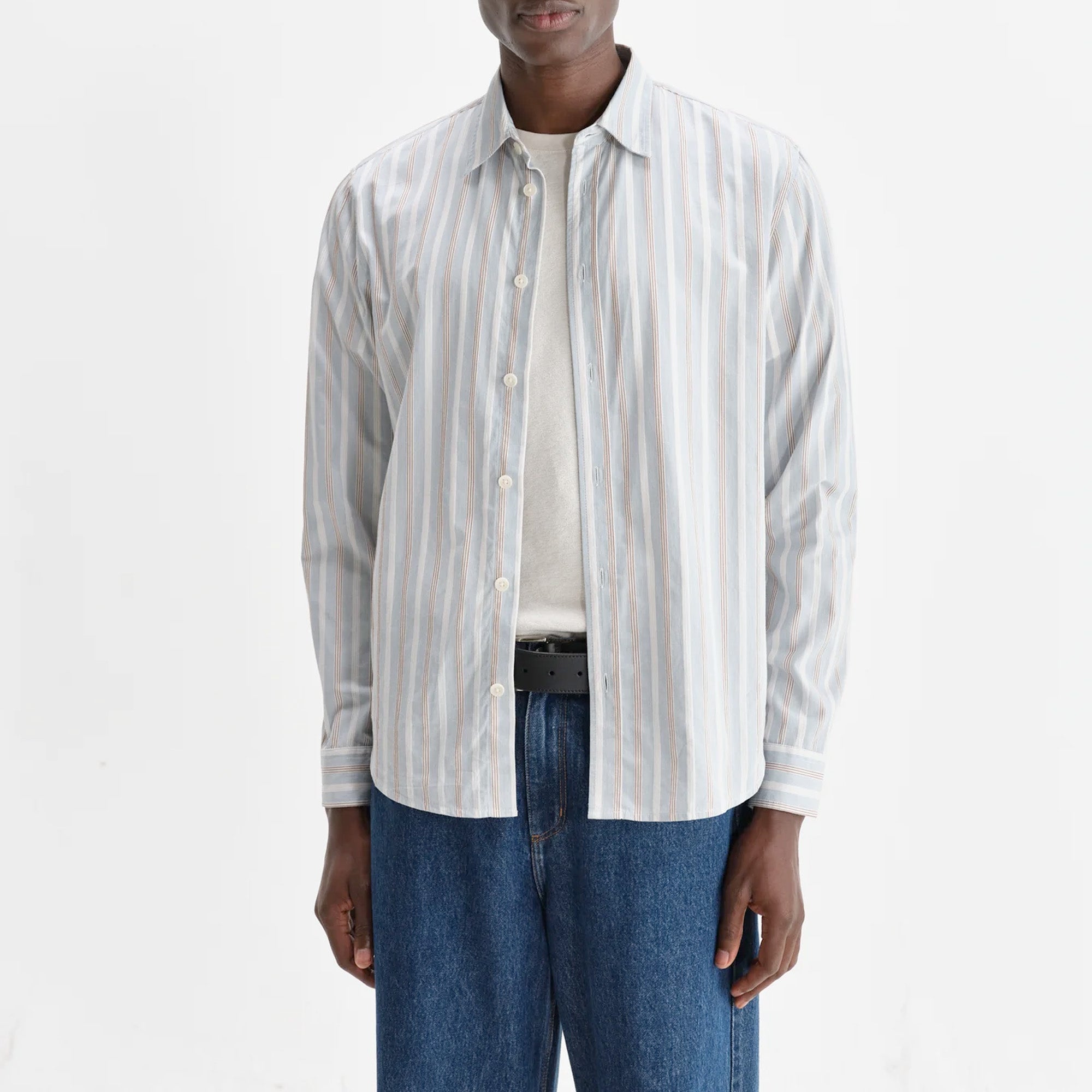 Wax London Shelly Poplin Dobby Stripe