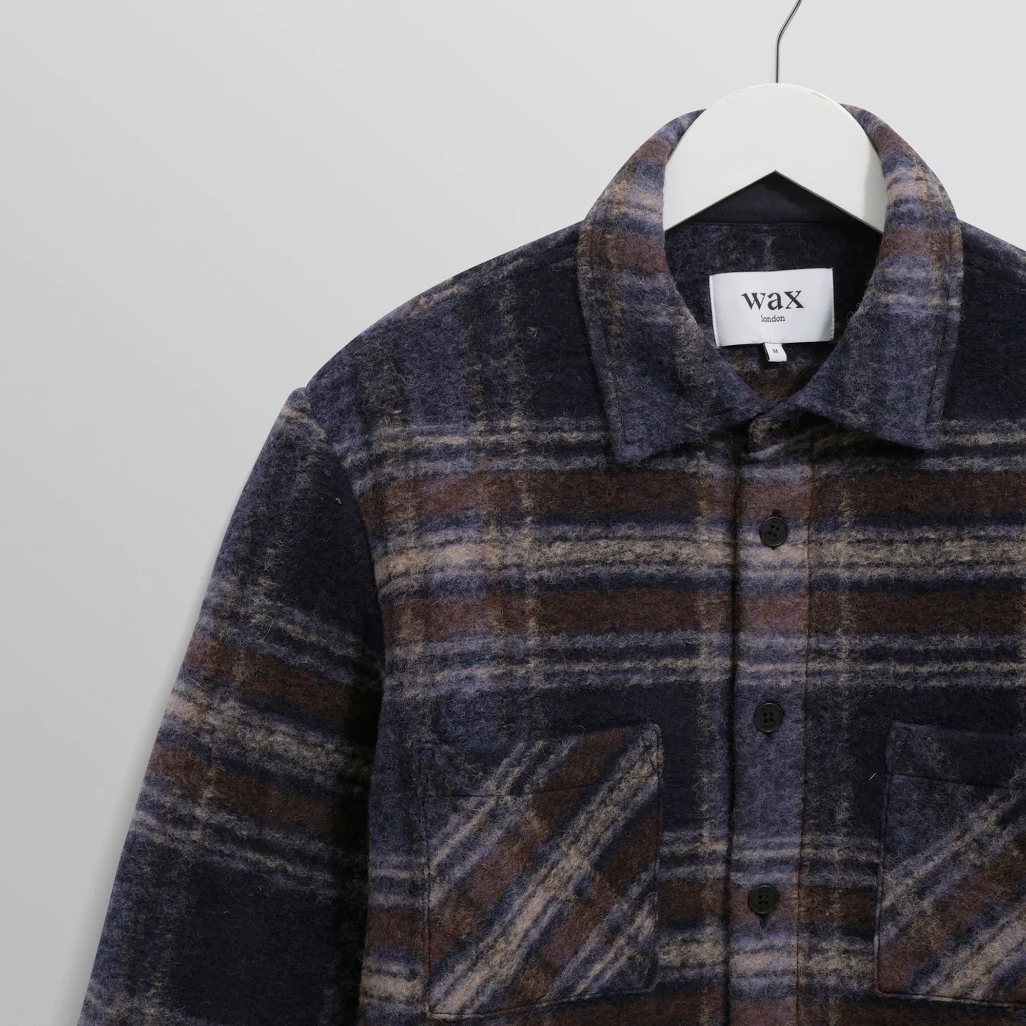 Wax London Whiting Wool Blend Check