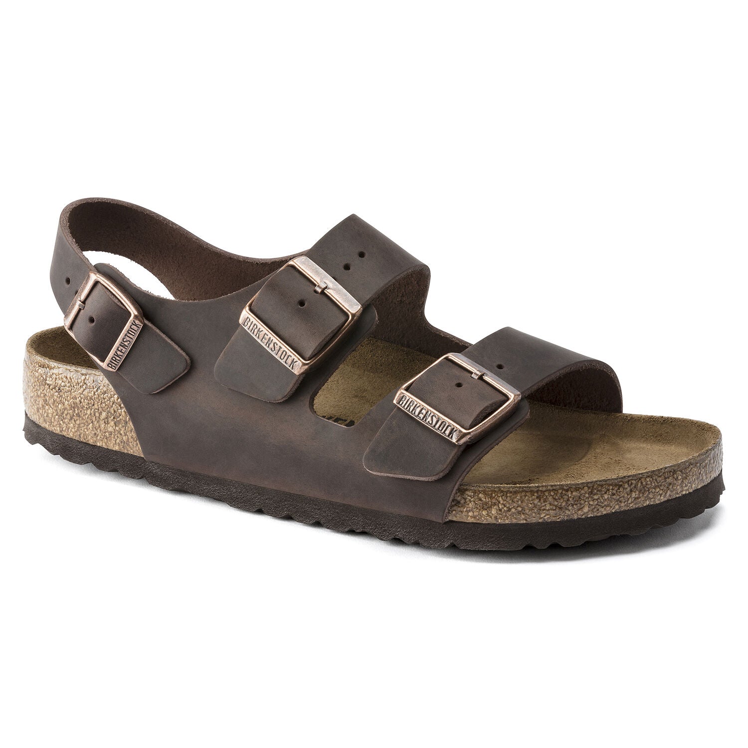 Birkenstock Milano BS Sandals - Habana Leather