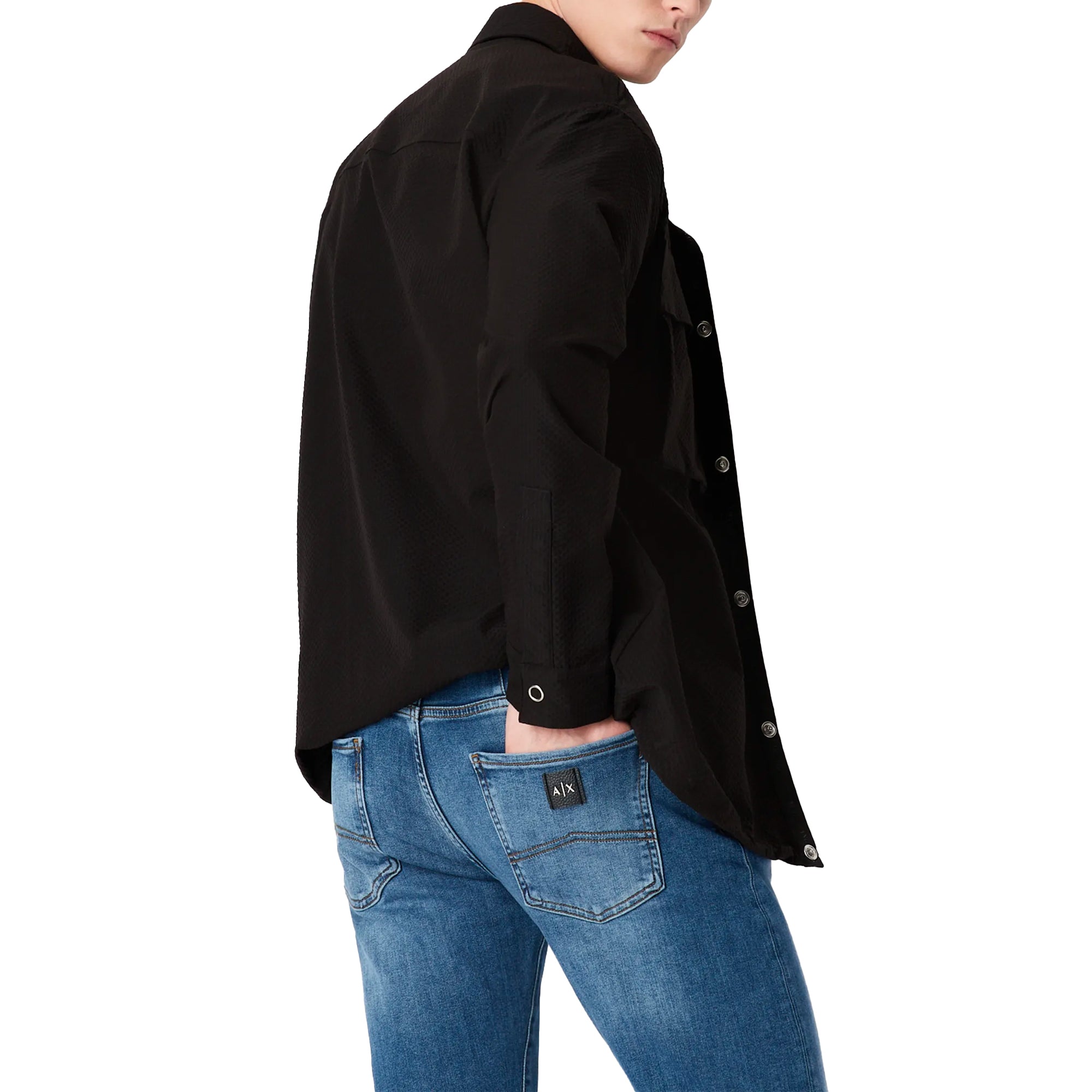 Armani Exchange J13 Slim Fit Jeans - Mid Blue Stretch