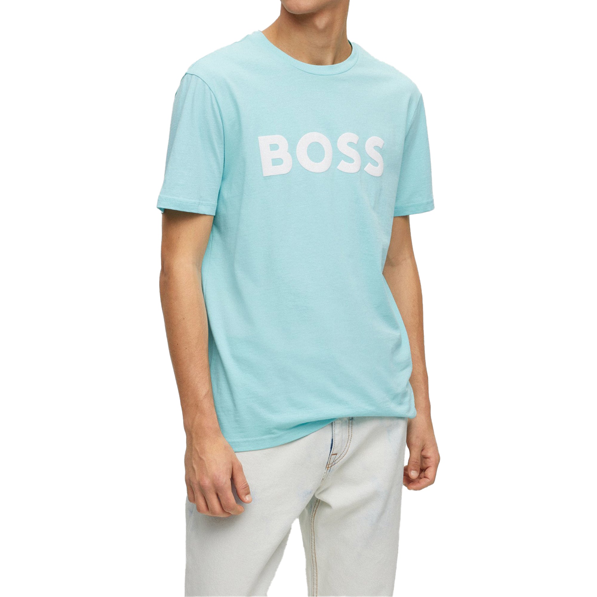 Boss Thinking 1 Logo T-Shirt - Prismarine