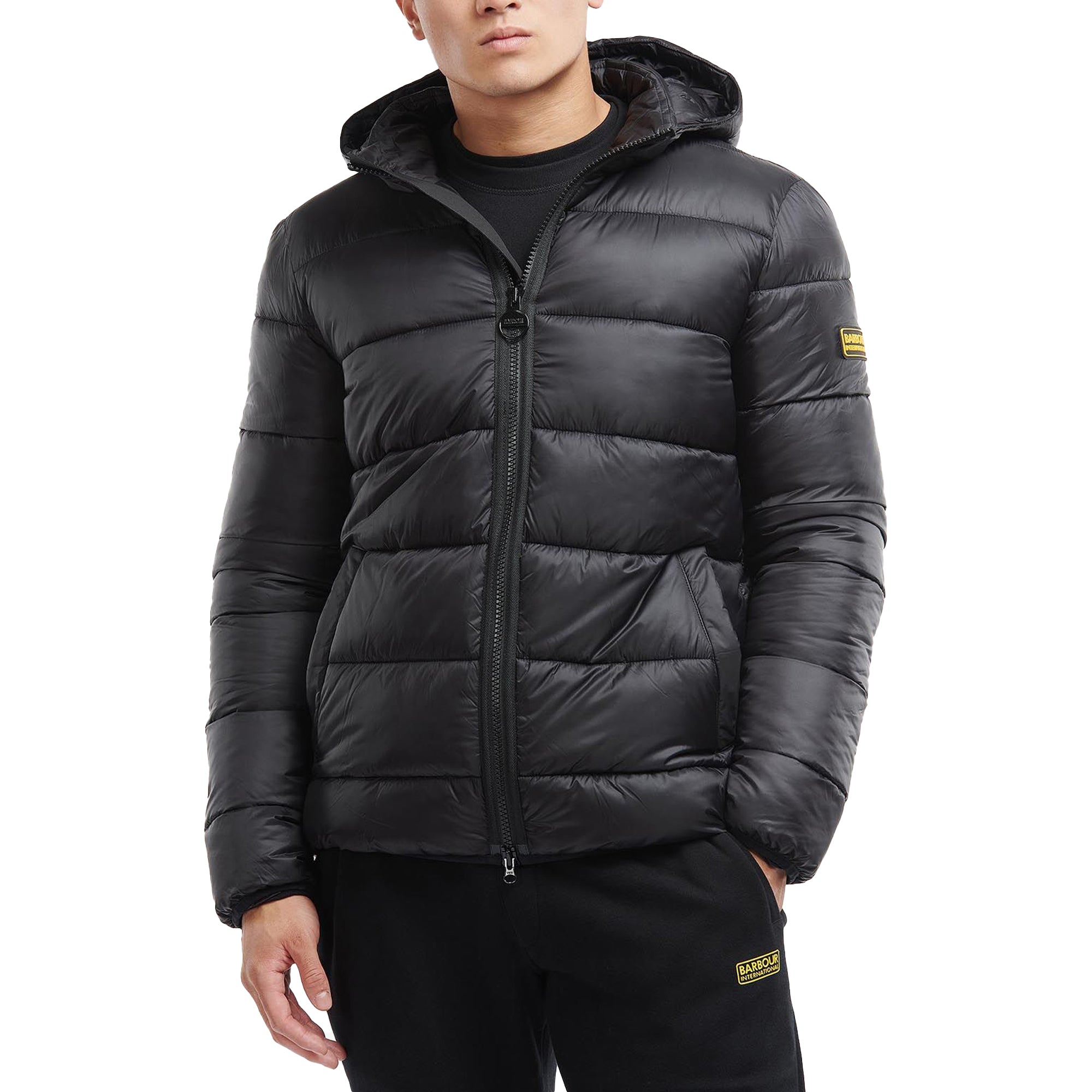 Barbour International Legacy Bobber Quilted Jacket - Black