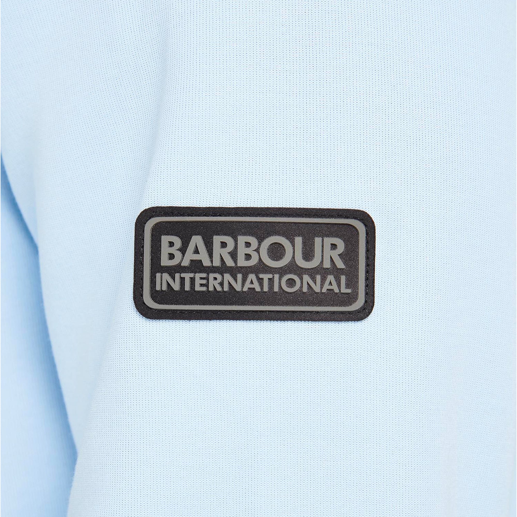 Barbour International Sprint Quarter Zip Sweat - Chambray Blue