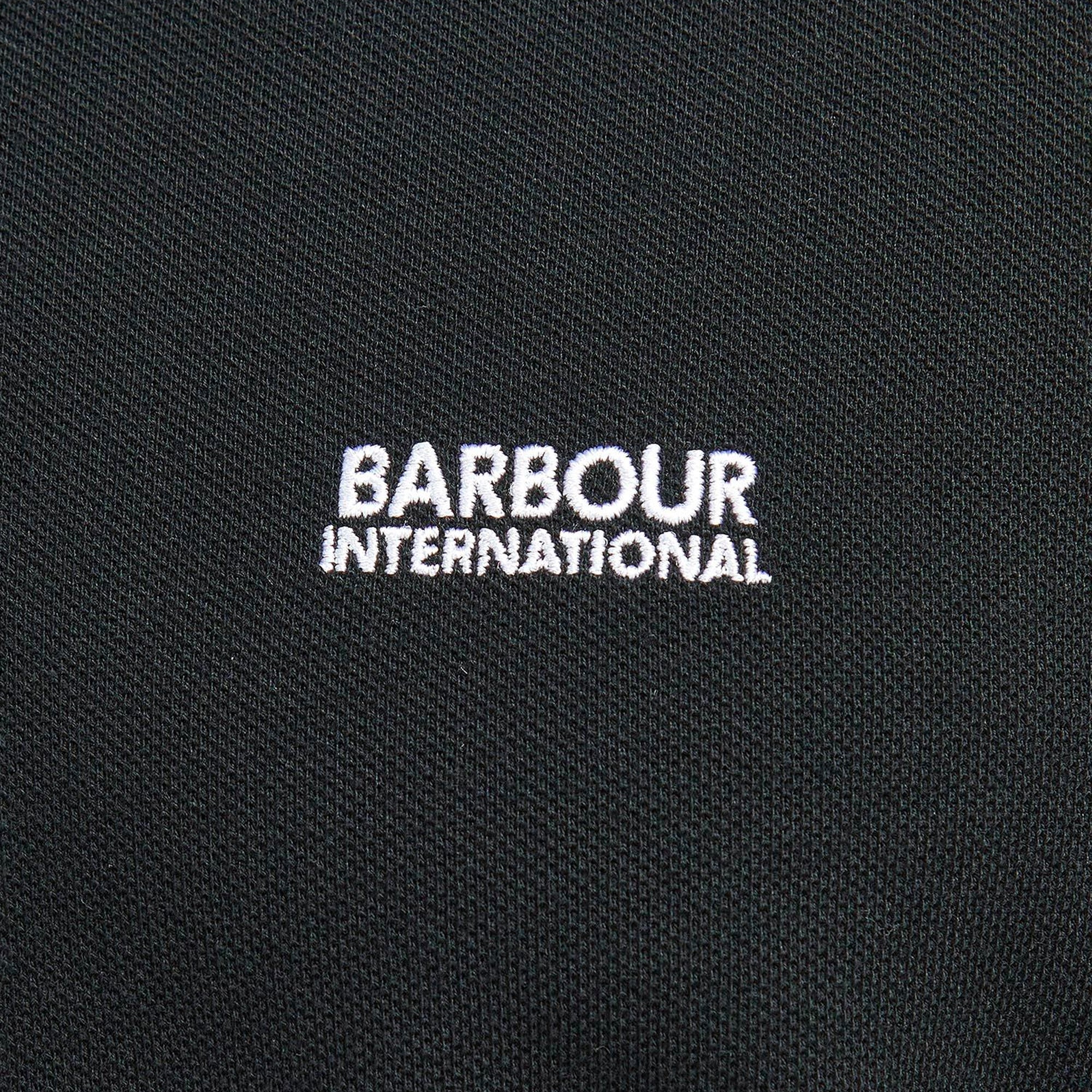 Barbour International Tourer Pique Polo - Black
