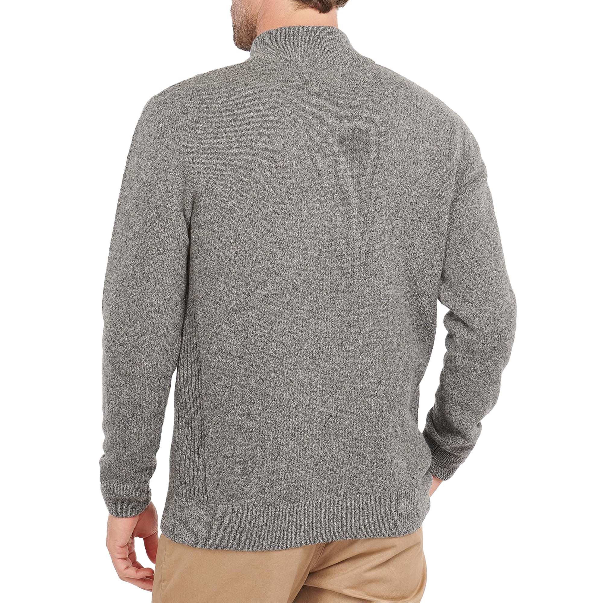 Barbour Tisbury Half Zip Sweater - Grey