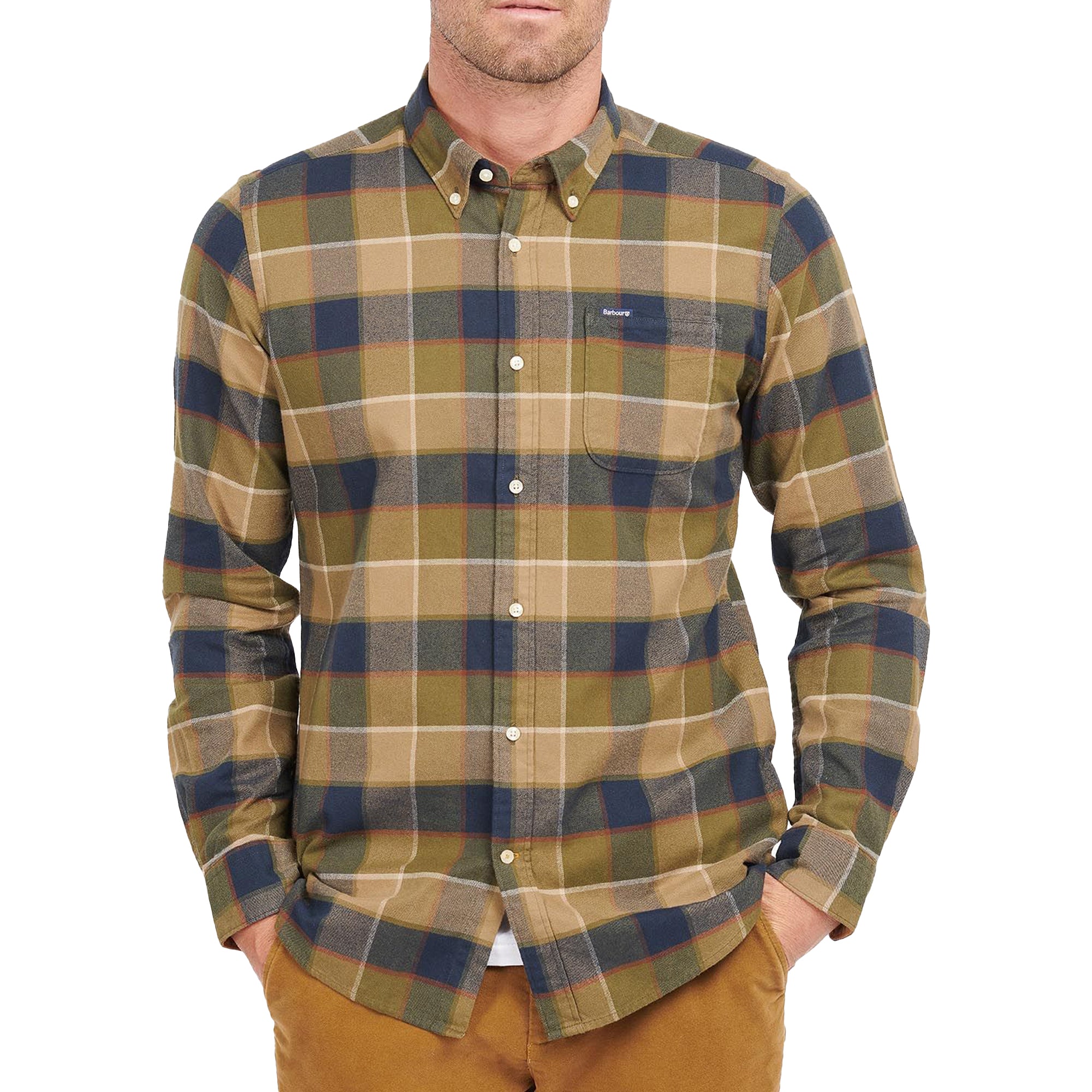 Barbour Valley Tailored Shirt - Stone
