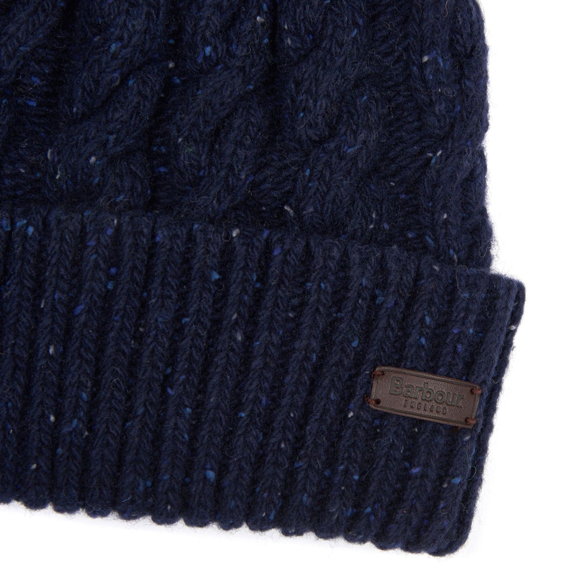 Barbour Seaton Pom Beanie - Navy - Arena Menswear