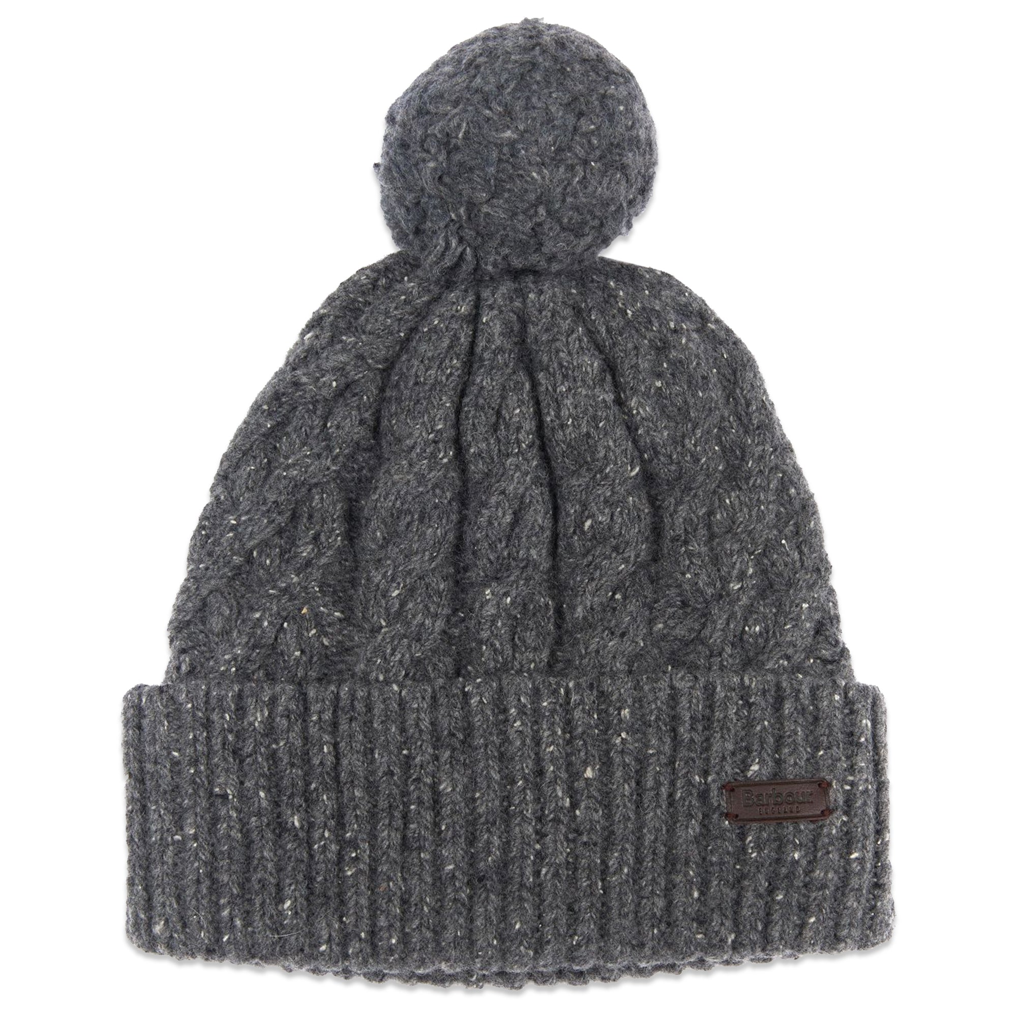 Barbour Seaton Pom Beanie - Grey - Arena Menswear