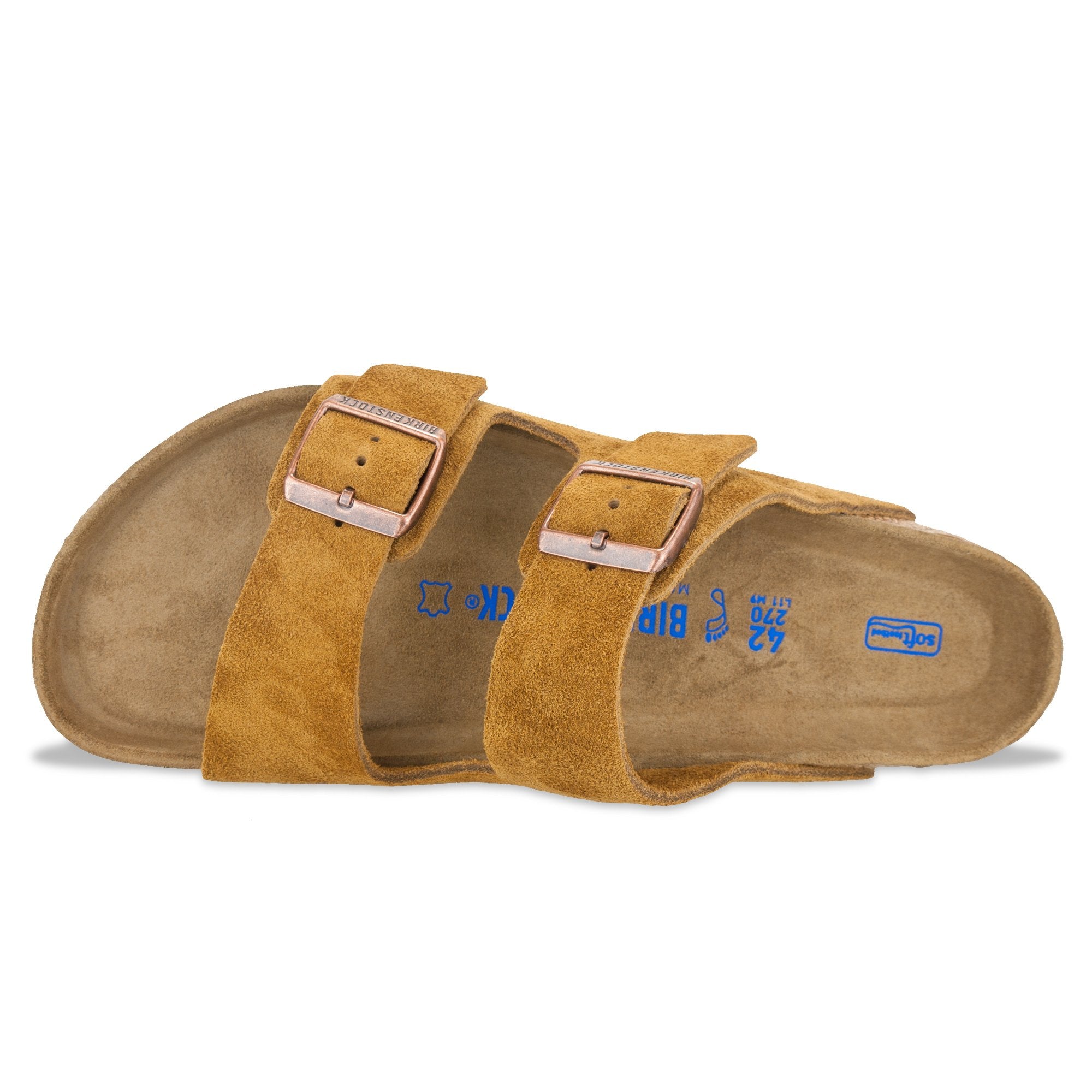 Birkenstock Arizona SFB VL Sandals - Mink Suede