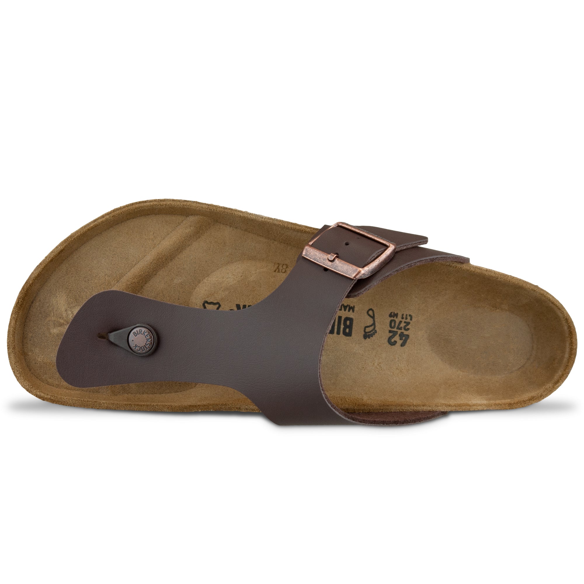 Birkenstock Ramses BF Sandals - Dark Brown - Arena Menswear