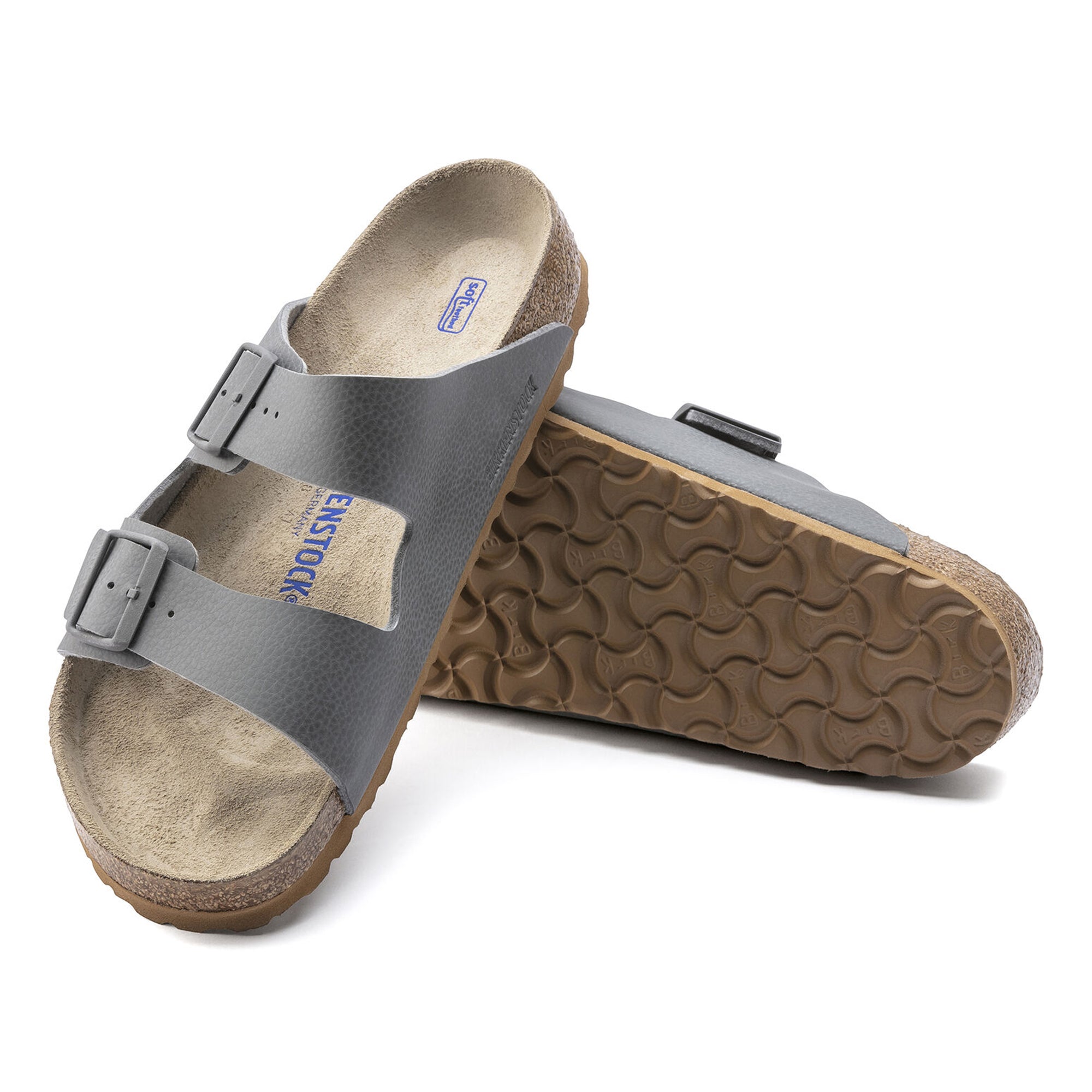 Birkenstock Arizona SFB BF Sandals - Desert Soil Grey
