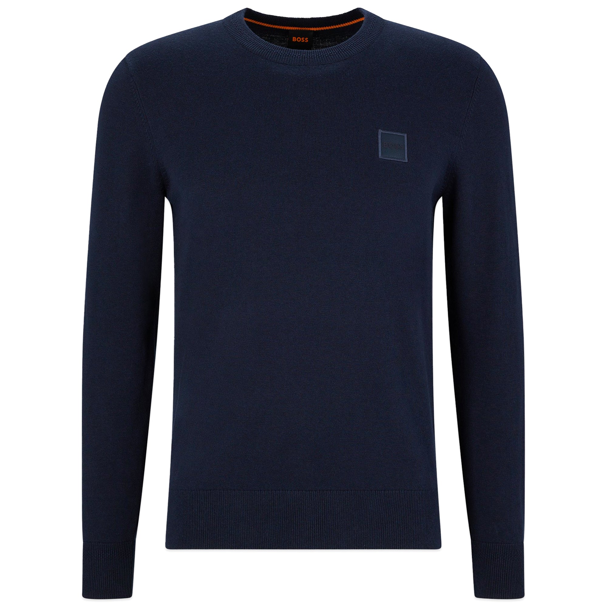 Boss Kanovano Crew Neck Knit - Navy