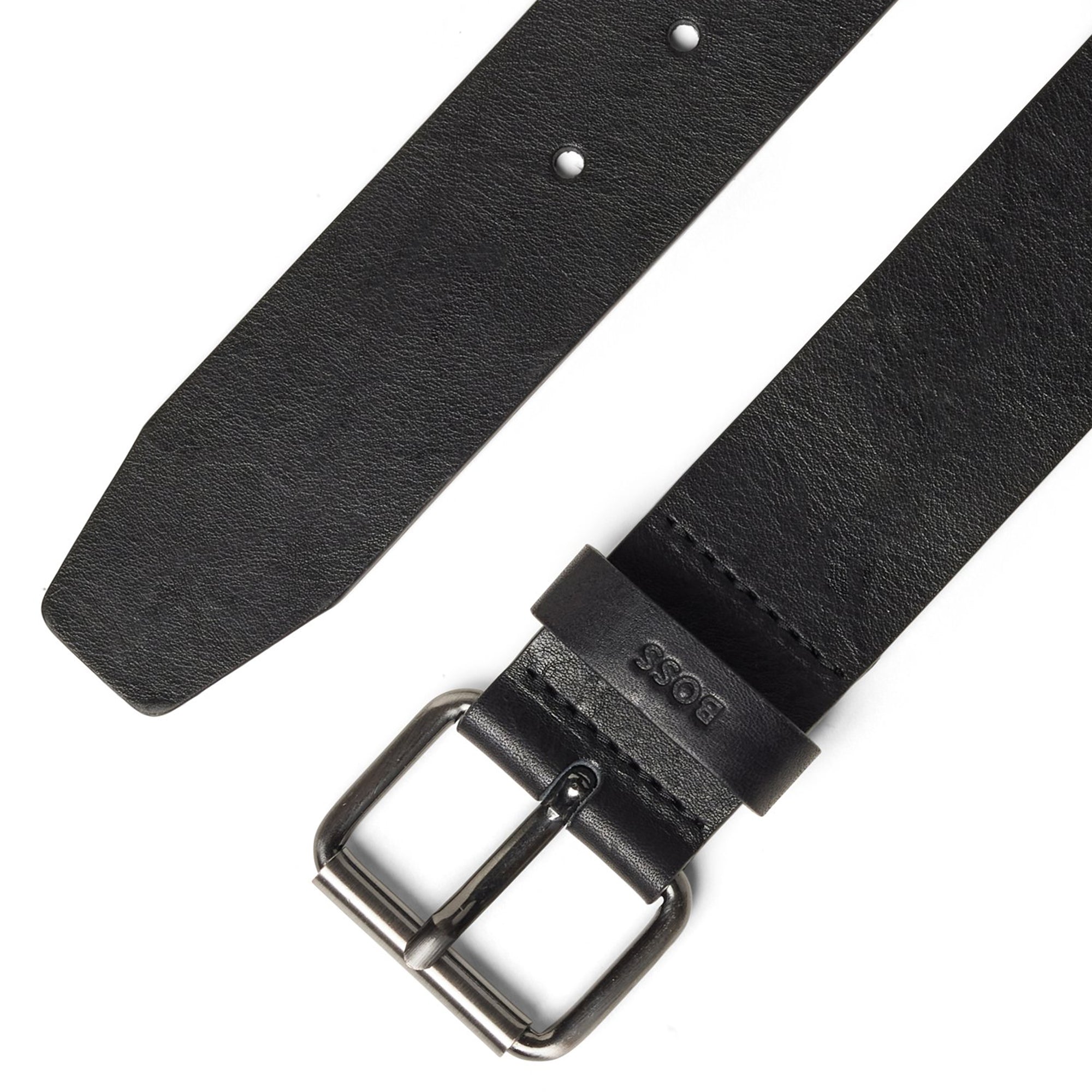 Boss Serge GS Leather Belt - Black