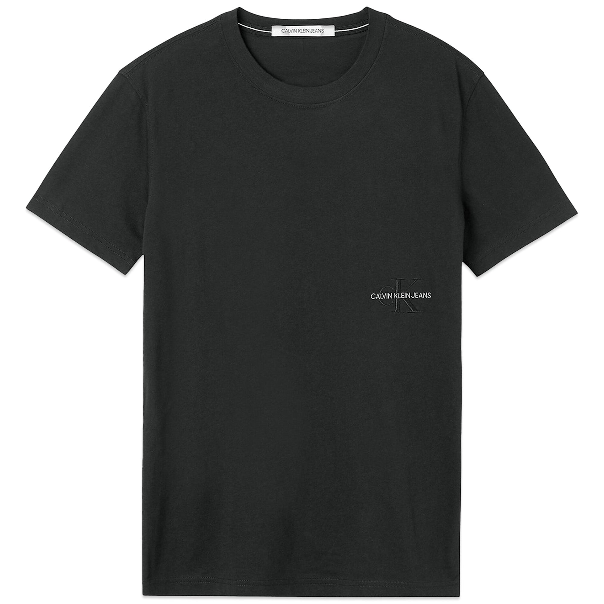 Calvin Klein Off Placed Iconic T-Shirt - Black