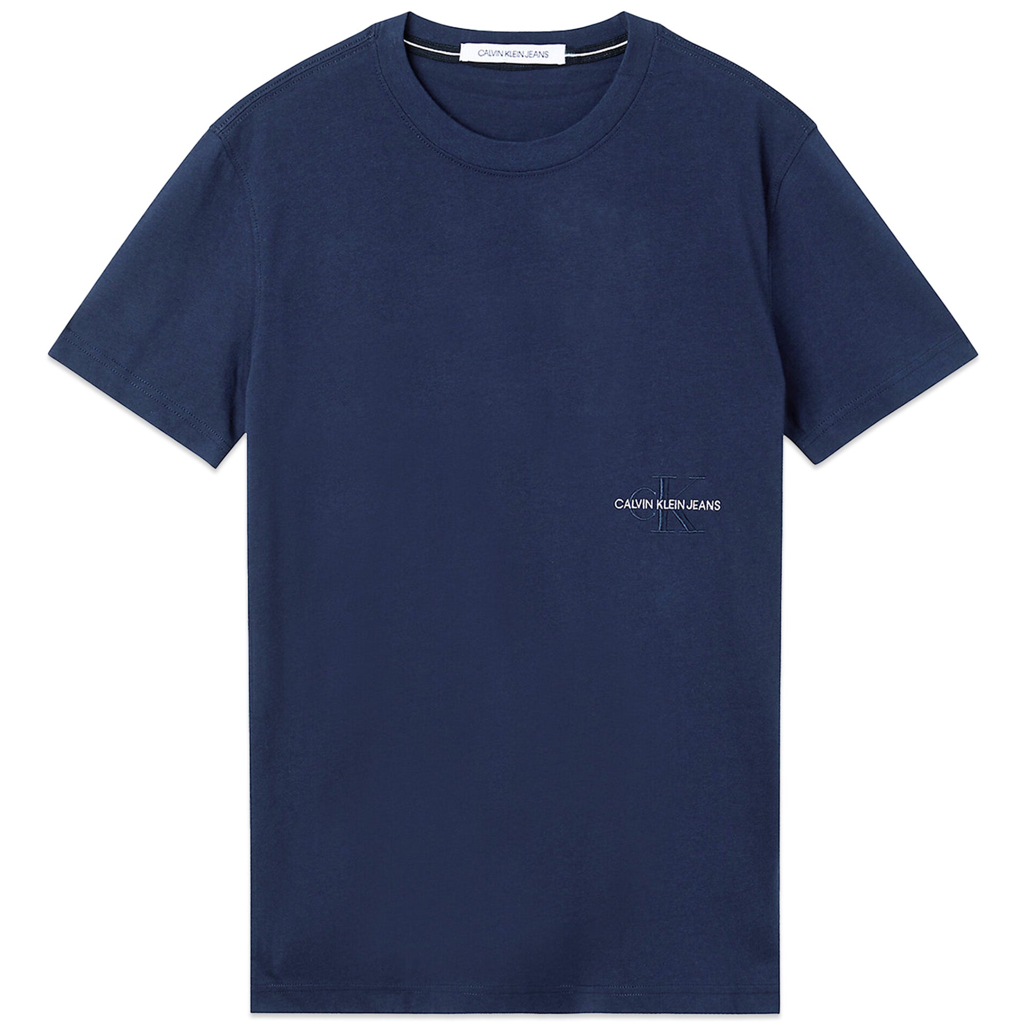Calvin Klein Off Placed Iconic T-Shirt - Navy