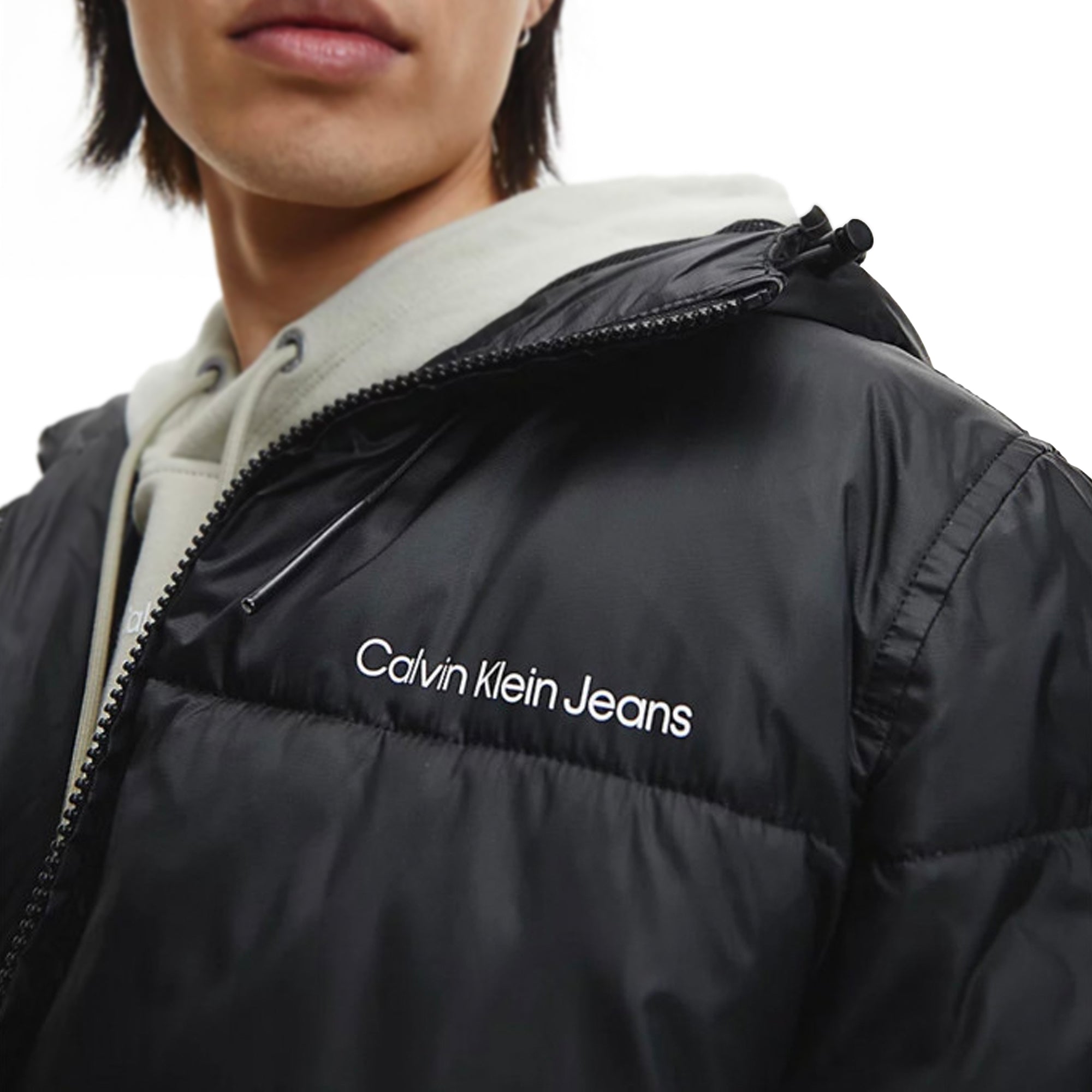 Calvin Klein Recycled Polyester Padded Jacket - Black