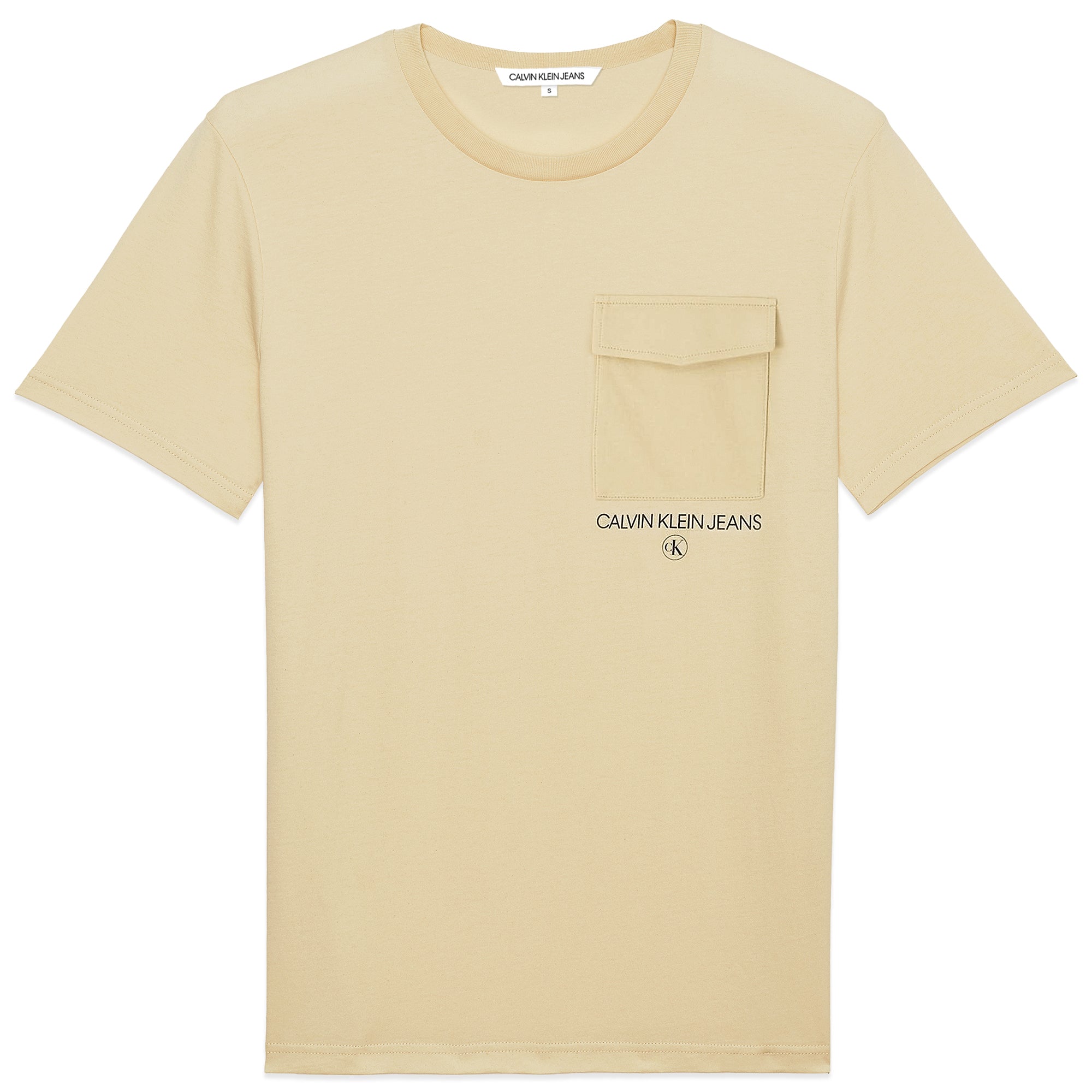 Calvin Klein Utility Pocket T-Shirt - Irish Cream