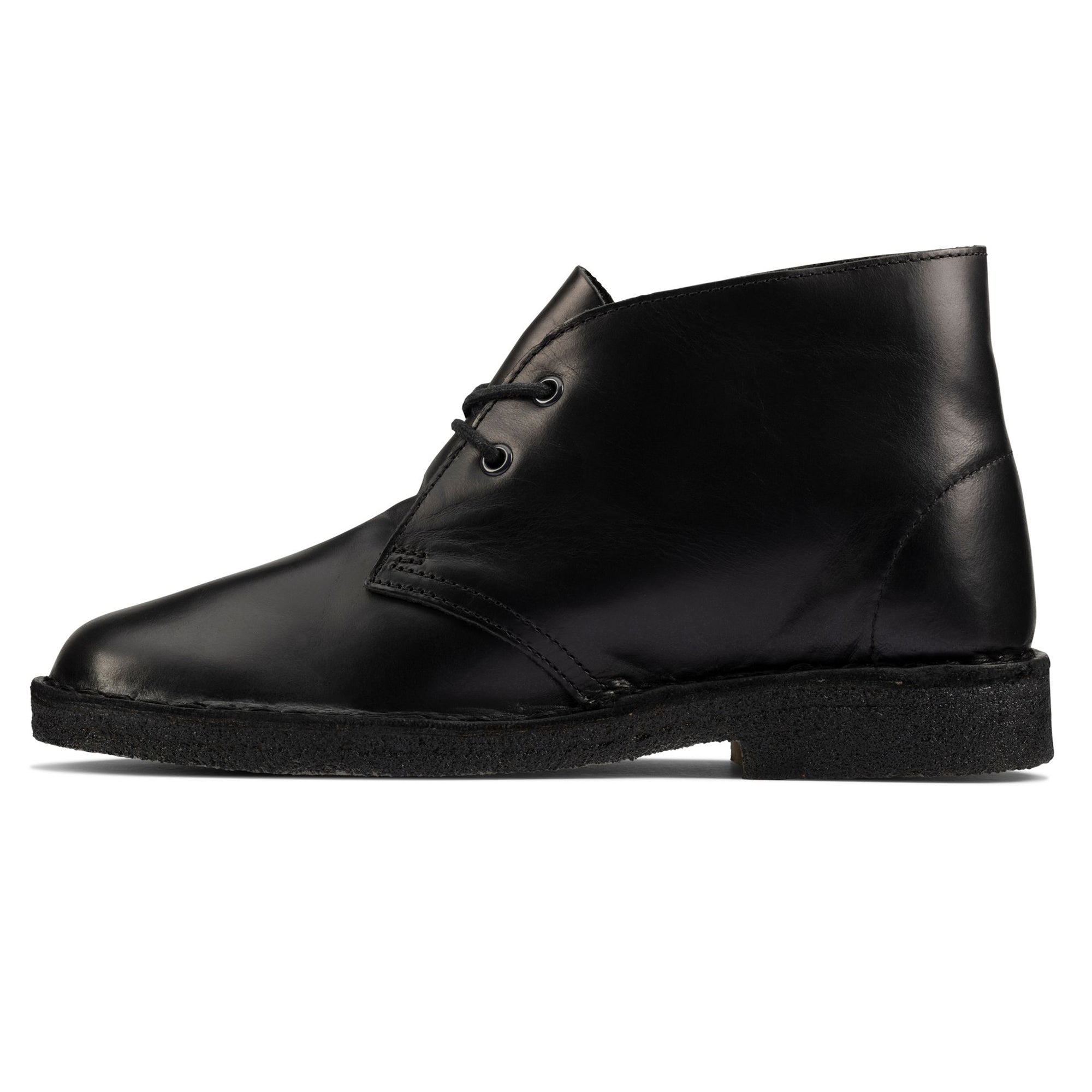 Clarks Originals New Desert Boot - Polished Black