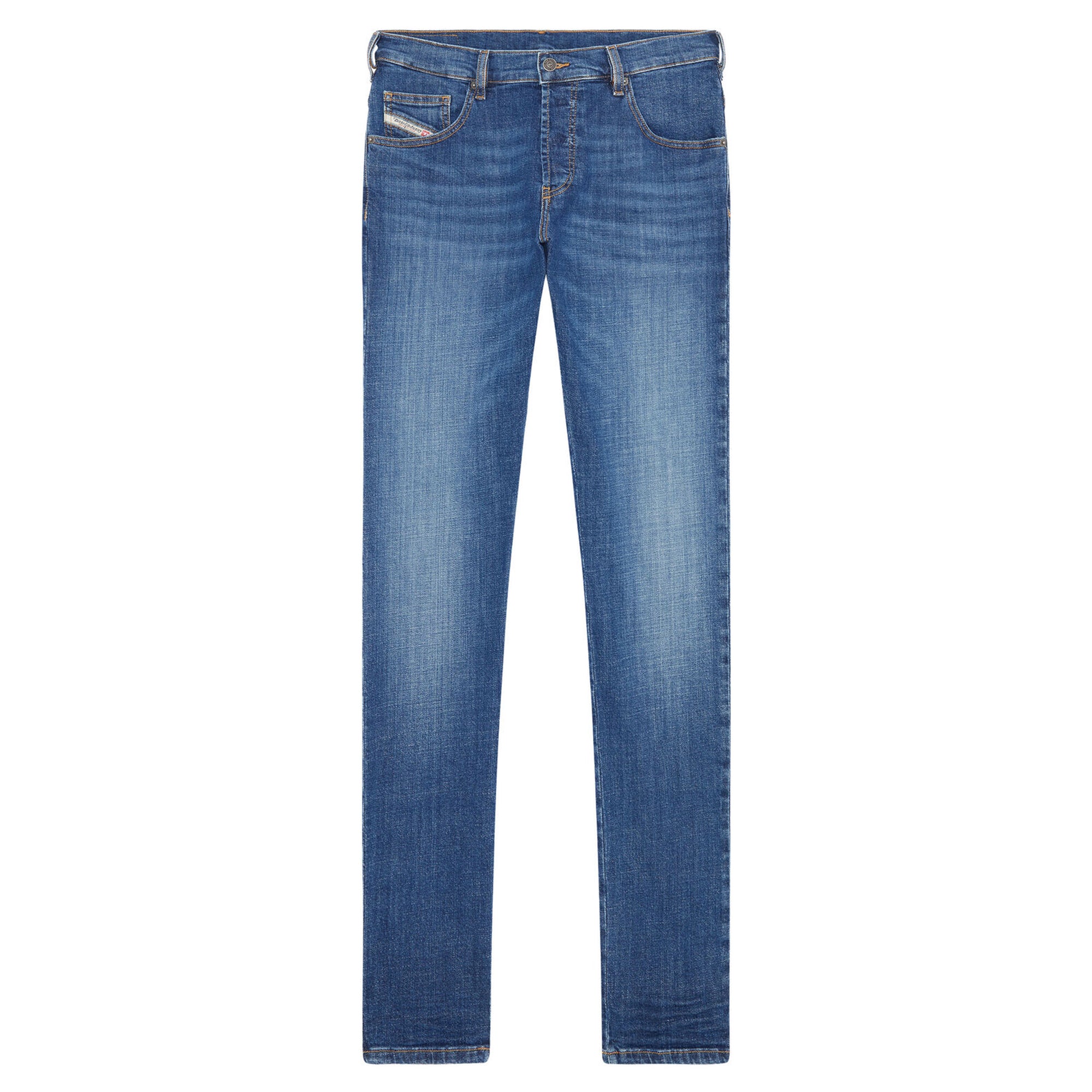 Diesel D-Yennox 0IHAR Tapered Fit Jeans - Mid Blue