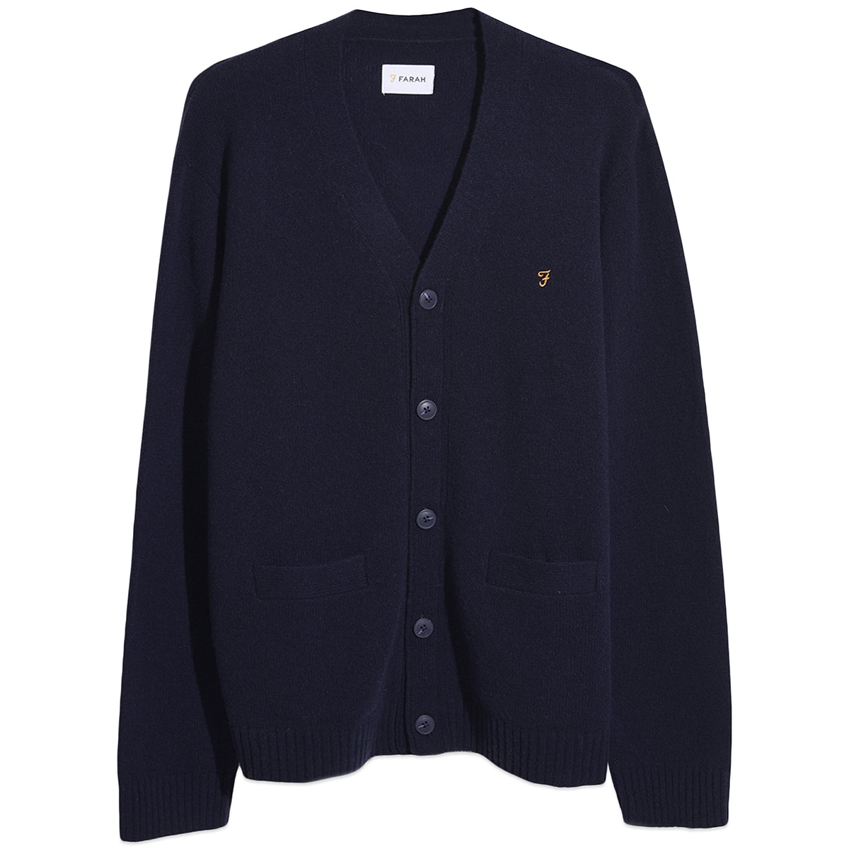 Farah Birchall Cardigan - True Navy