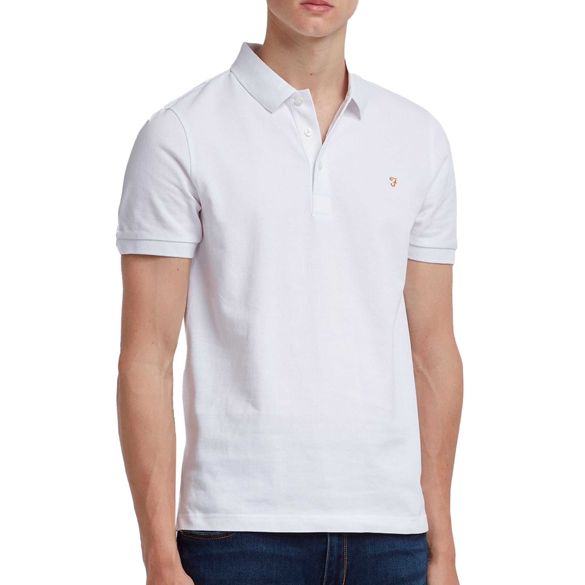 Farah New Blanes Polo - White