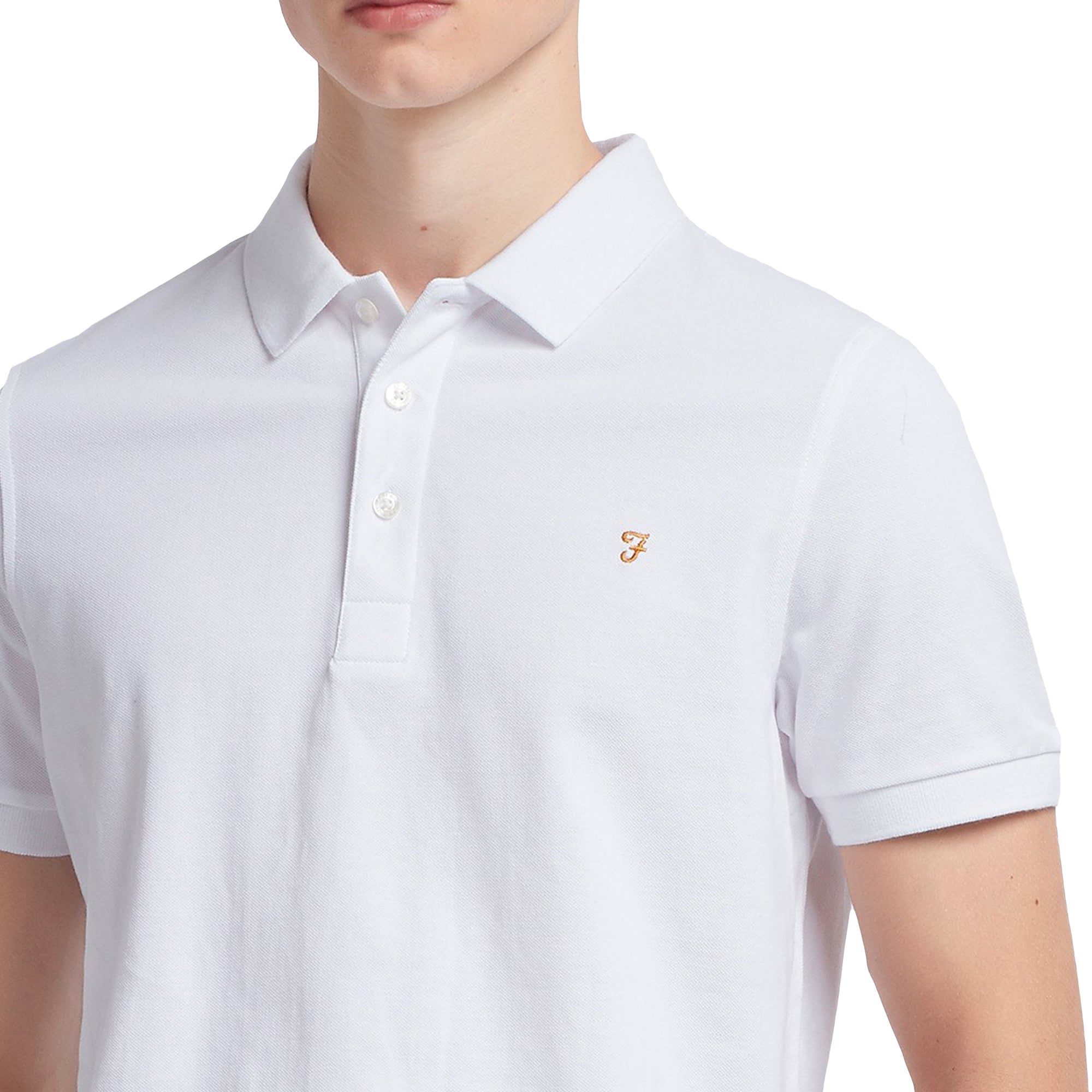 Farah New Blanes Polo - White