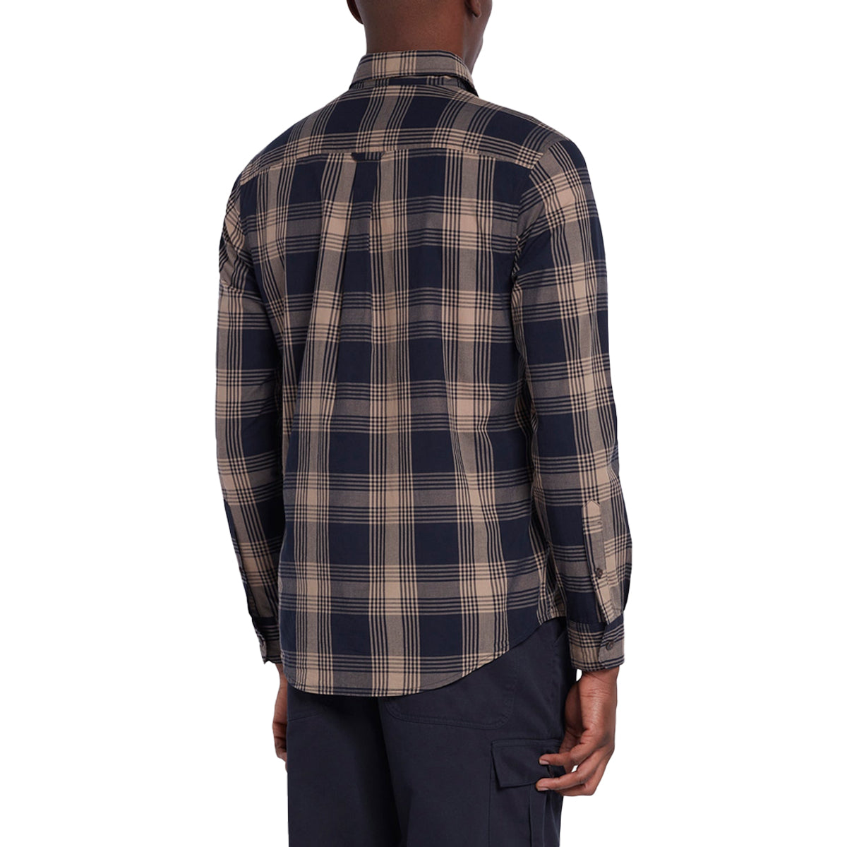 Farah Garner Check Shirt - True Navy