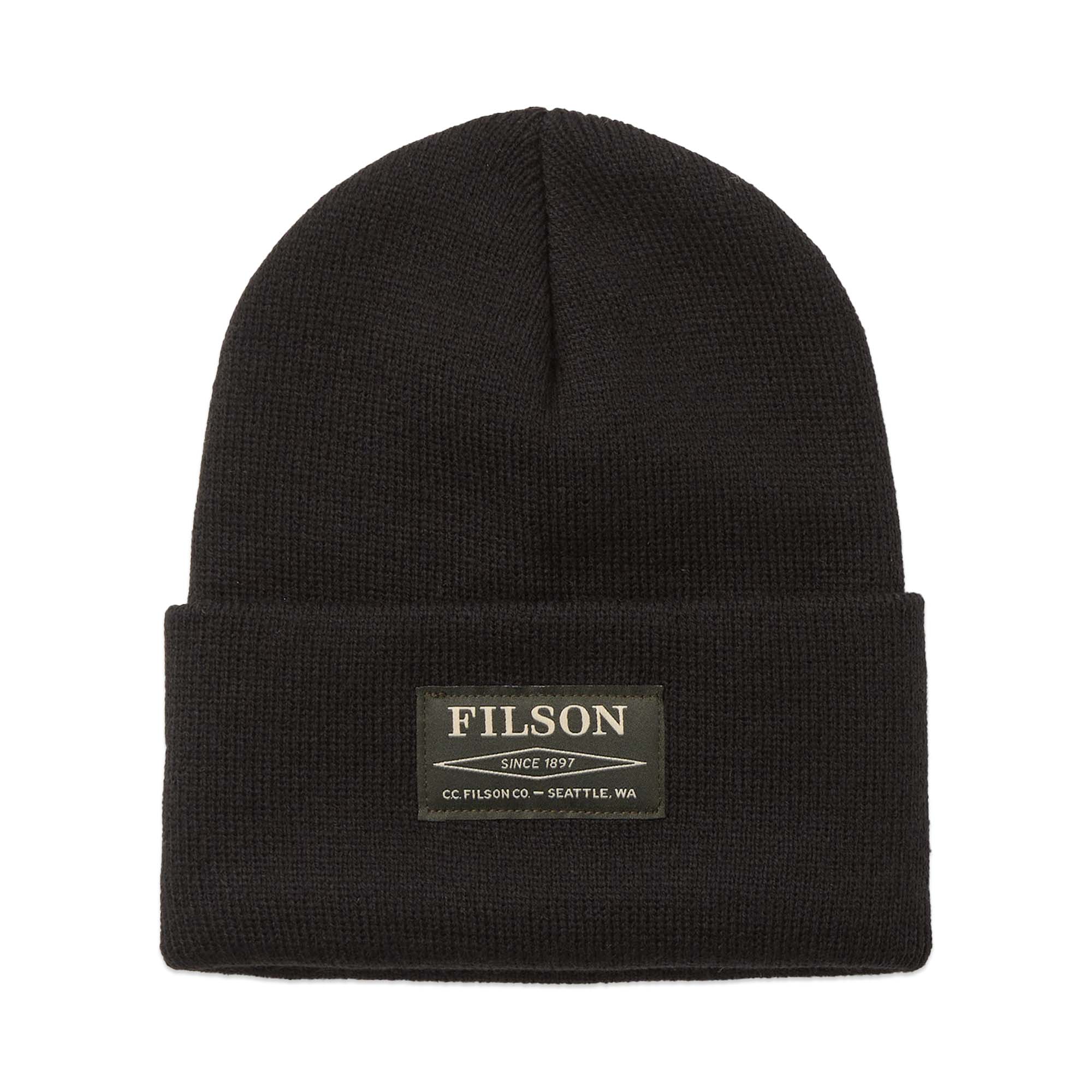 Filson Ballard Watch Cap - Black