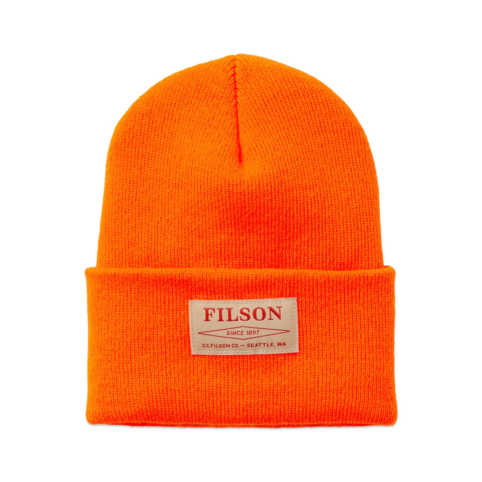 Filson Ballard Watch Cap - Blaze Orange