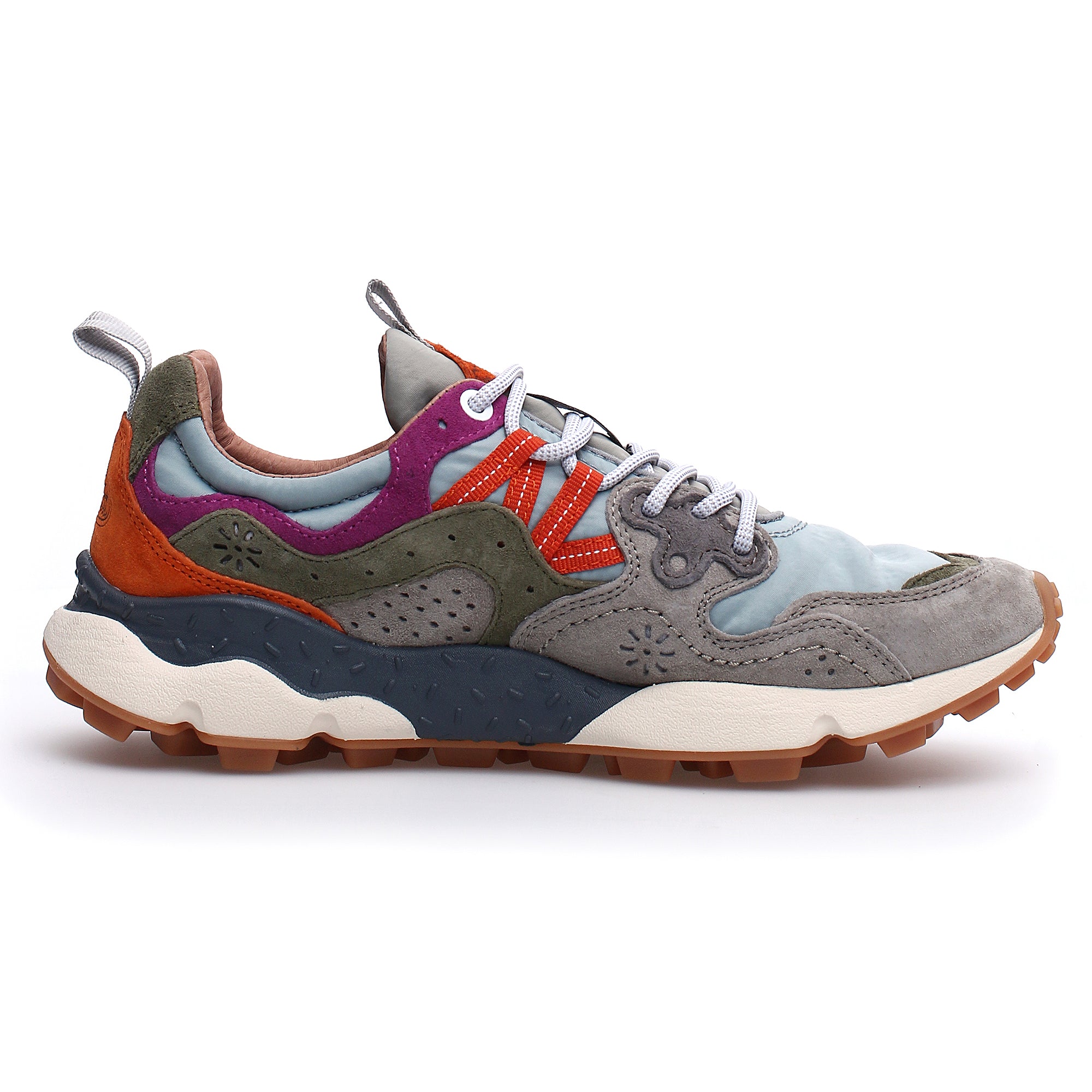 Flower Mountain Yamano 3 Trainers - Grey/Azure