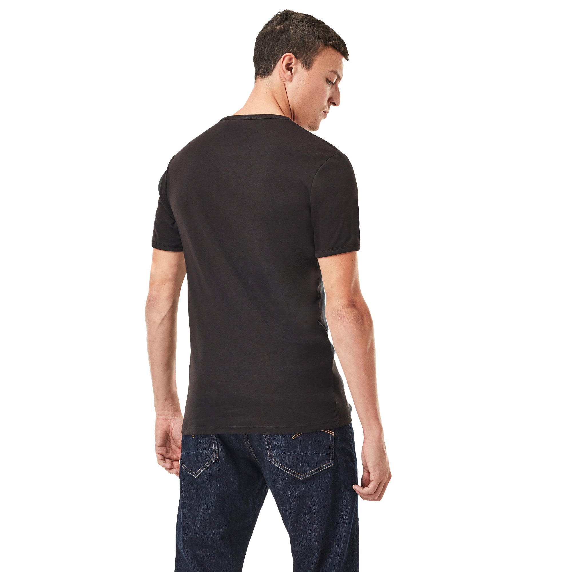 G-Star Raw Double Pack Slim Fit T-Shirts - Black